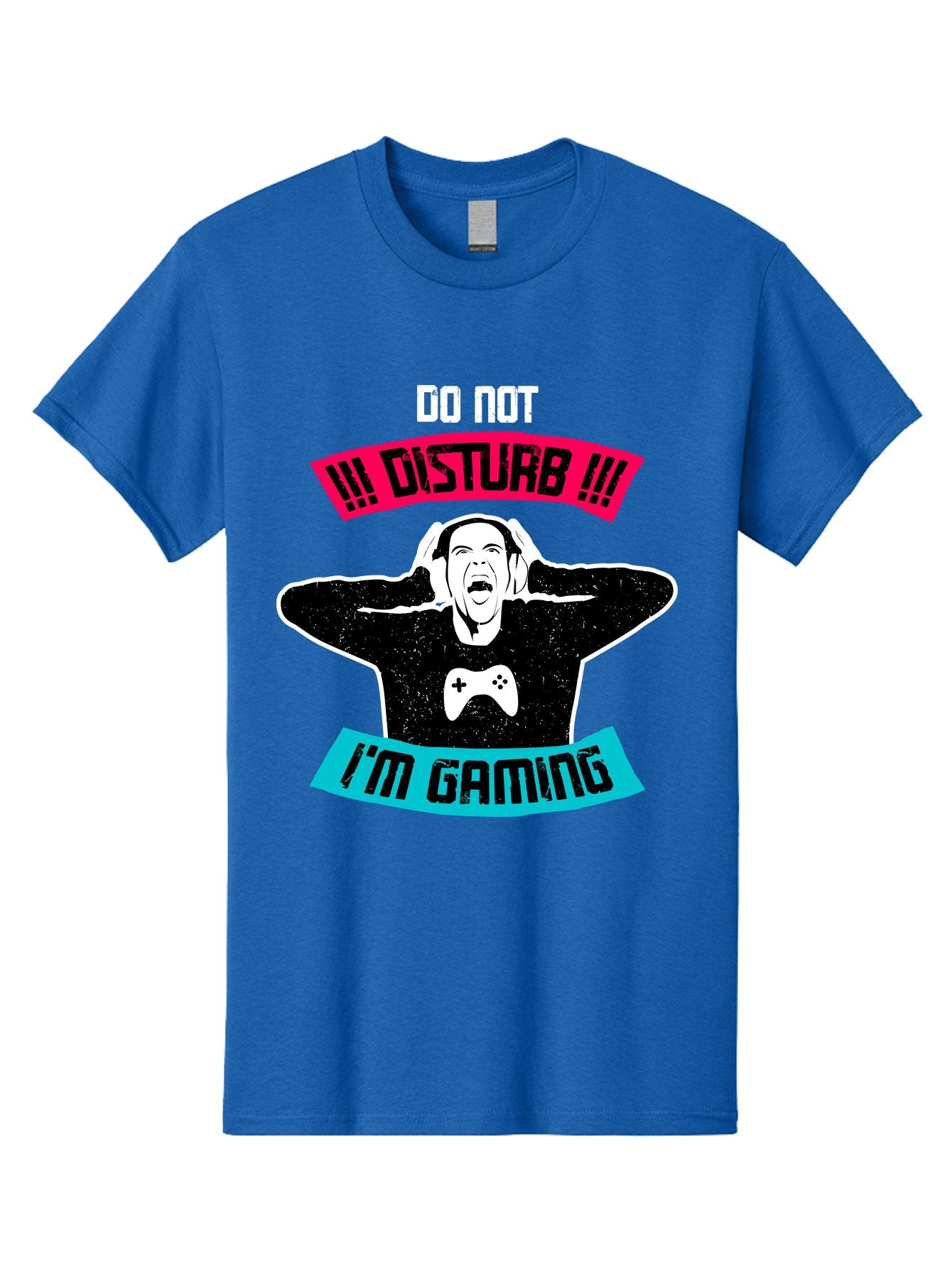 Do-Not-Disturb-I-M-Gaming Men'S Graphic Tee, 100% Cotton, Comfortable Casual Summer Wear, Machine Washable, Gaming Warning, Do Not Disturb, Gamer Warning, Gaming Sign, Gamer Alert, Game On, Serious Gamer, Warning Sign, Gamer Life -  Aaa623 7