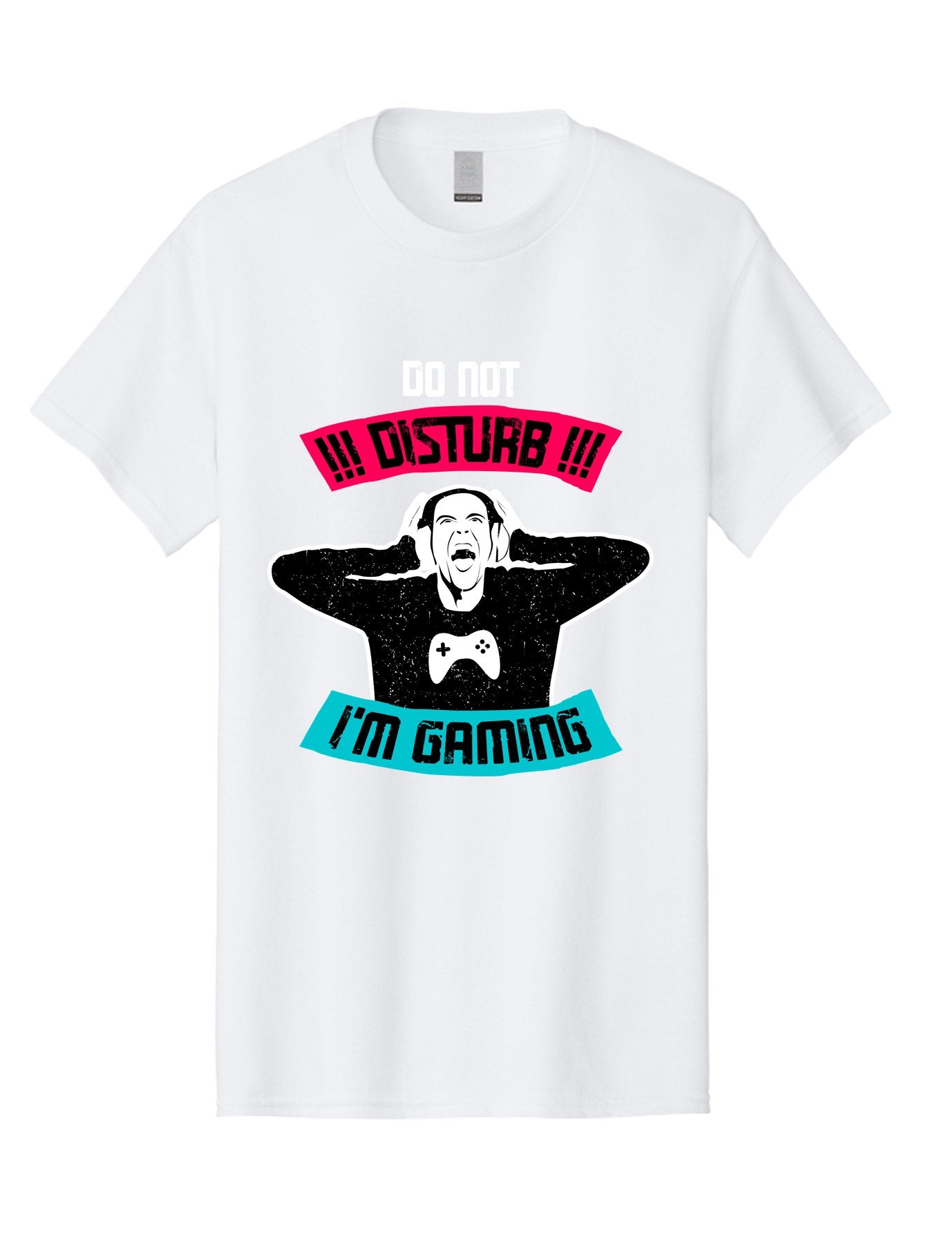 Do-Not-Disturb-I-M-Gaming Men'S Graphic Tee, 100% Cotton, Comfortable Casual Summer Wear, Machine Washable, Gaming Warning, Do Not Disturb, Gamer Warning, Gaming Sign, Gamer Alert, Game On, Serious Gamer, Warning Sign, Gamer Life -  Aaa623 10