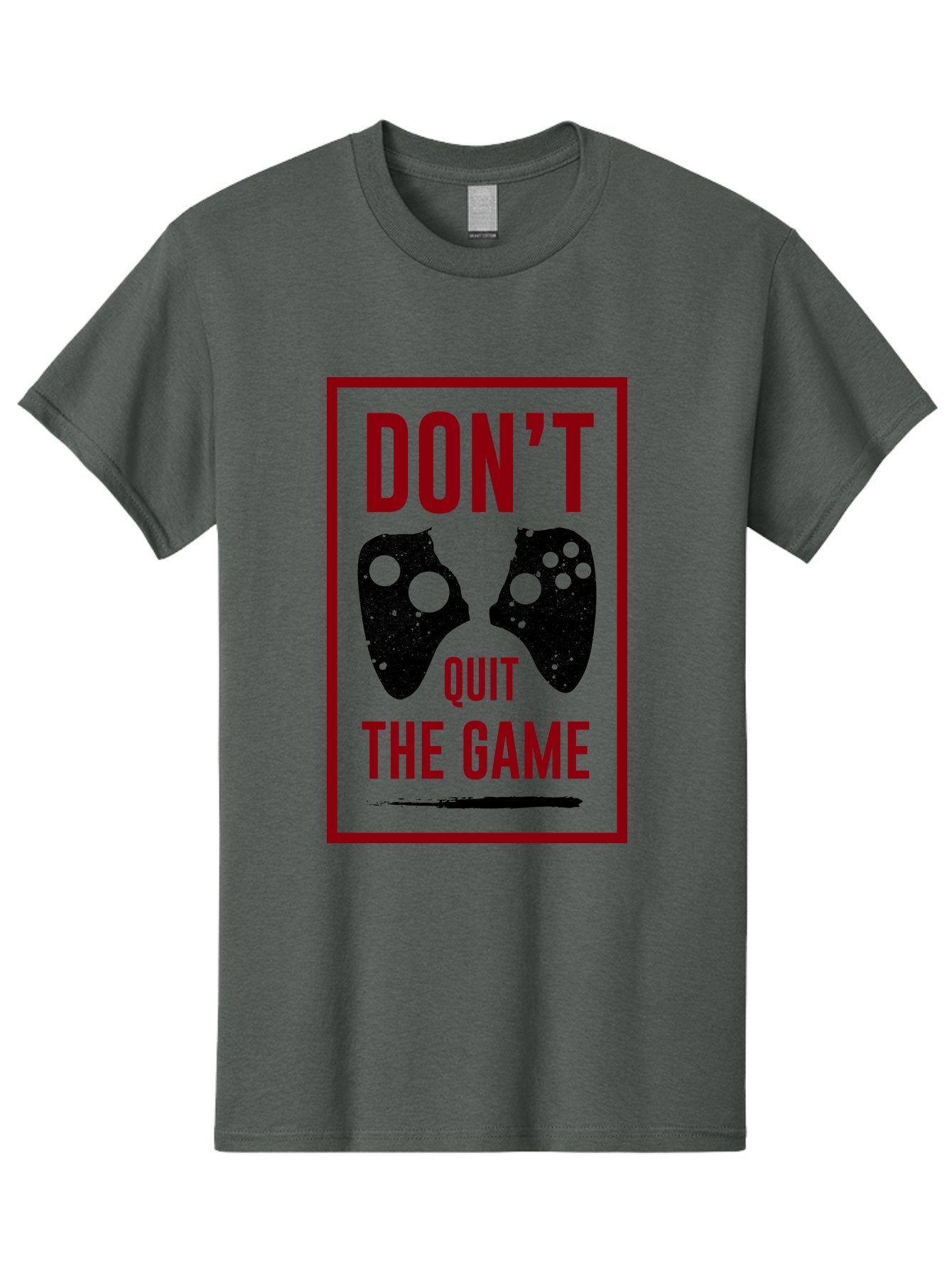 Don-T-Quit-The-Game Men'S Graphic Tee, 100% Cotton, Comfortable Casual Summer Wear, Machine Washable, Gaming Motivational Quote, Don'T Quit The Game, Gaming Controllers, Perseverance, Motivation, Gamers, Inspirational Quotes, Video Game -  Aaa625 9