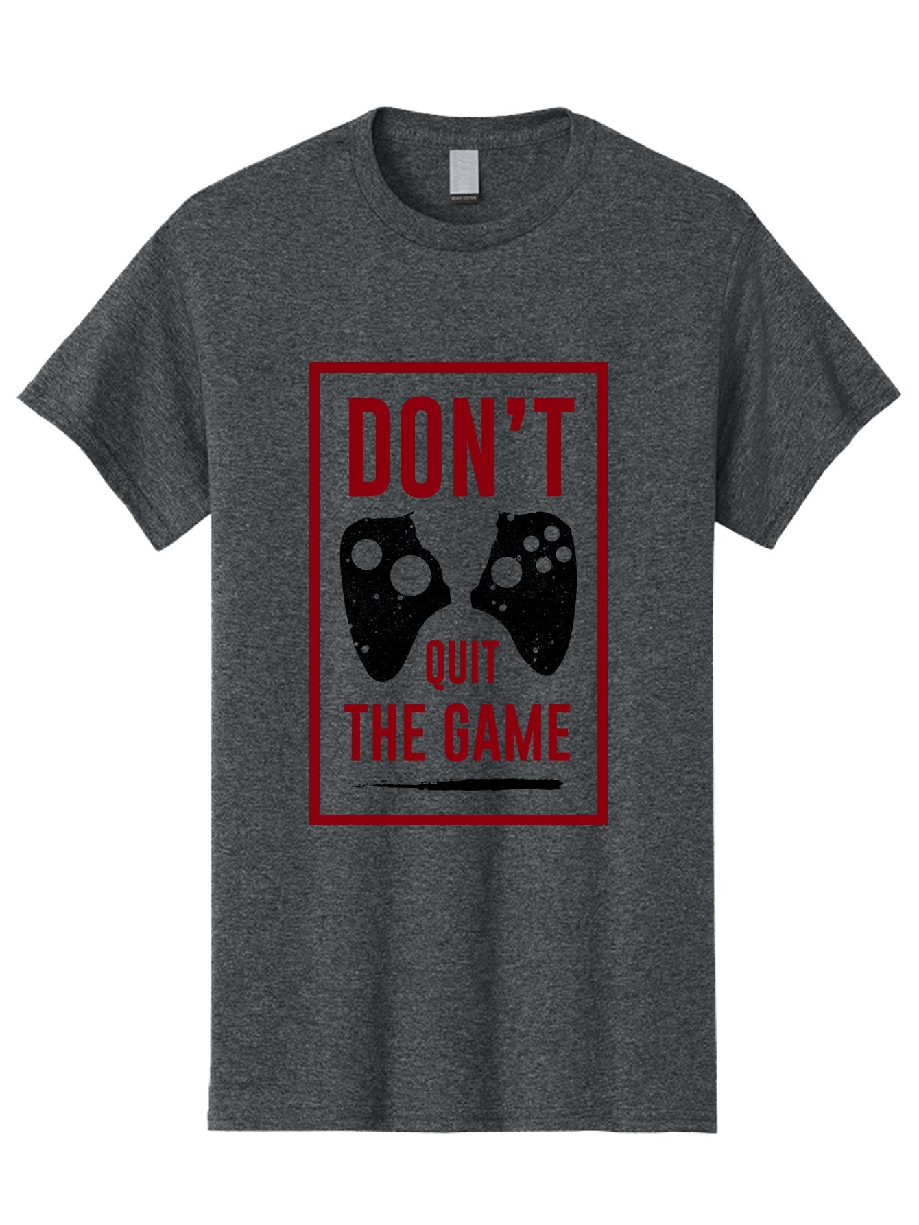 Don-T-Quit-The-Game Men'S Graphic Tee, 100% Cotton, Comfortable Casual Summer Wear, Machine Washable, Gaming Motivational Quote, Don'T Quit The Game, Gaming Controllers, Perseverance, Motivation, Gamers, Inspirational Quotes, Video Game -  Aaa625 5