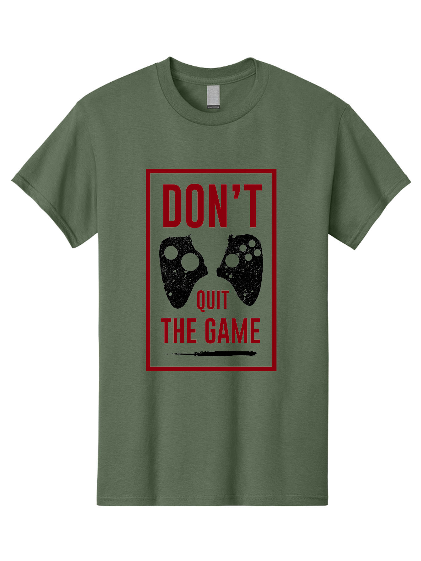 Don-T-Quit-The-Game Men'S Graphic Tee, 100% Cotton, Comfortable Casual Summer Wear, Machine Washable, Gaming Motivational Quote, Don'T Quit The Game, Gaming Controllers, Perseverance, Motivation, Gamers, Inspirational Quotes, Video Game -  Aaa625 15