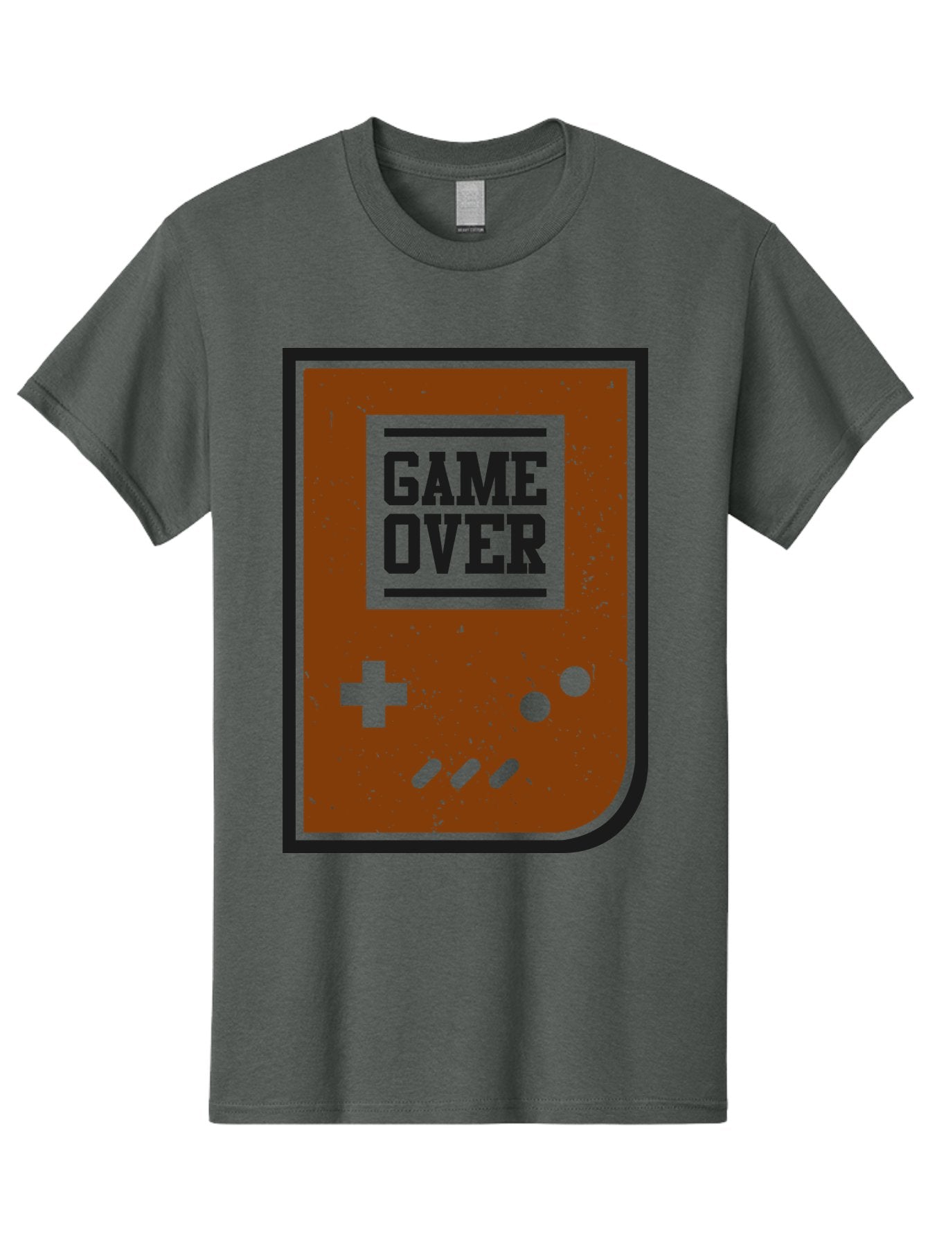 Game-Over Men'S Graphic Tee, 100% Cotton, Comfortable Casual Summer Wear, Machine Washable, Game Over Screen, Retro Video Game, Nostalgic Gaming, Classic Arcade, Pixel Art, Game Over Text, Old School Gaming, Vintage Console -  Aaa632 10