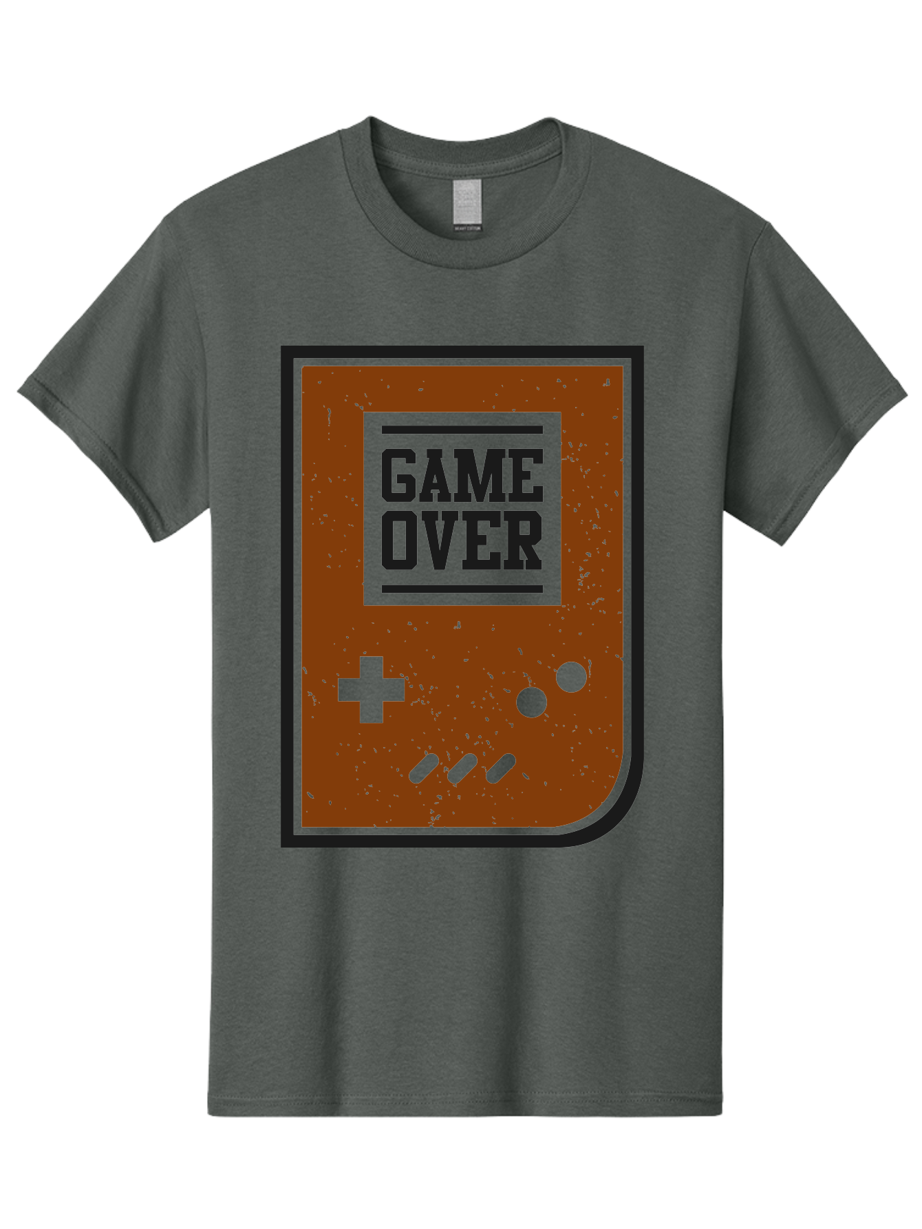 Game-Over Men'S Graphic Tee, 100% Cotton, Comfortable Casual Summer Wear, Machine Washable, Game Over Screen, Retro Video Game, Nostalgic Gaming, Classic Arcade, Pixel Art, Game Over Text, Old School Gaming, Vintage Console -  Aaa632 3