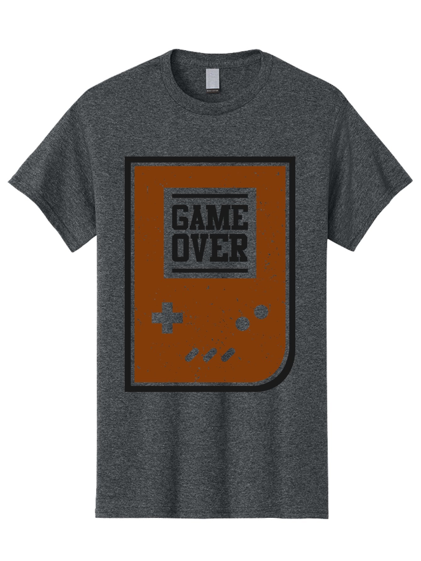 Game-Over Men'S Graphic Tee, 100% Cotton, Comfortable Casual Summer Wear, Machine Washable, Game Over Screen, Retro Video Game, Nostalgic Gaming, Classic Arcade, Pixel Art, Game Over Text, Old School Gaming, Vintage Console -  Aaa632 9