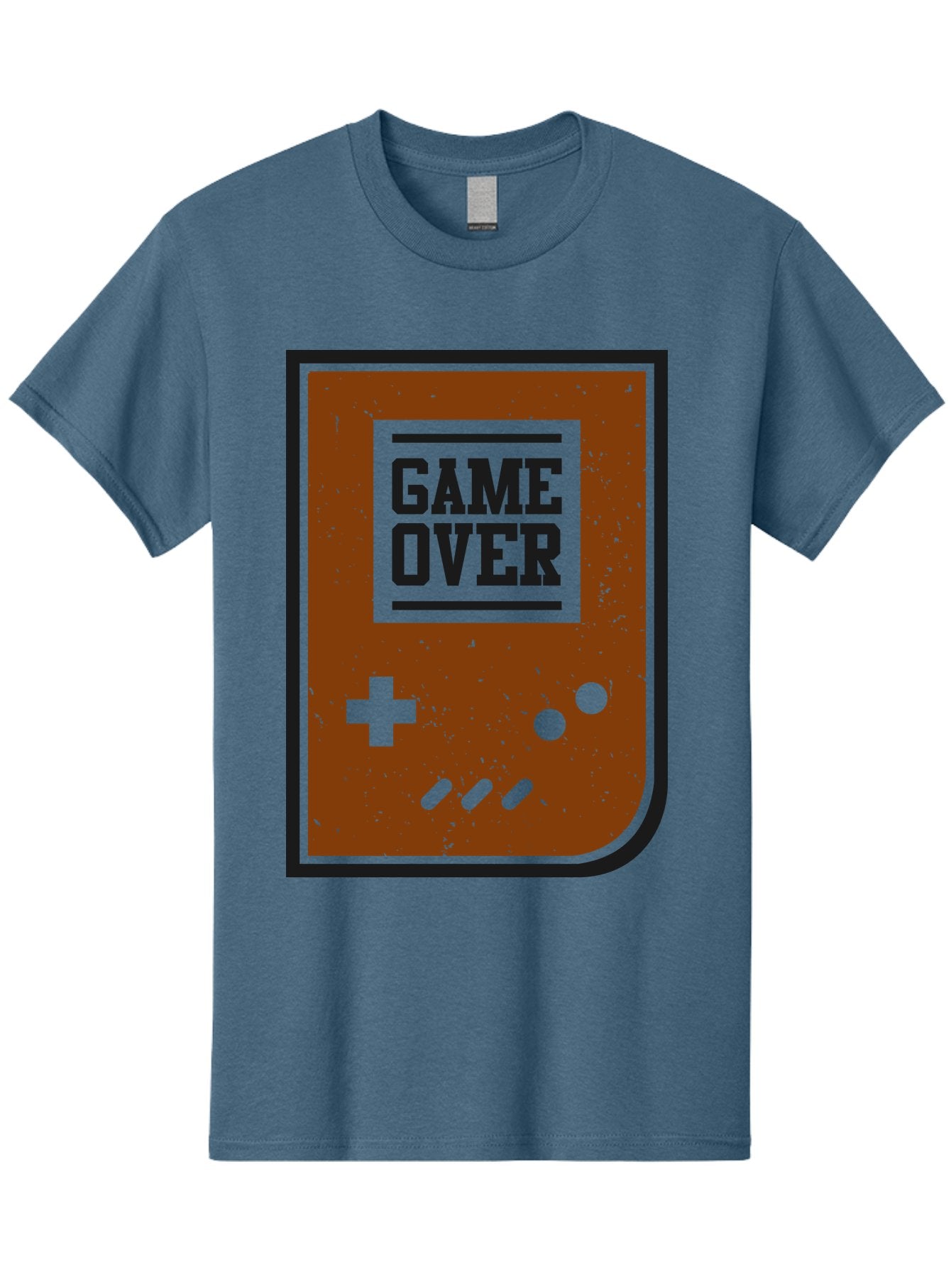 Game-Over Men'S Graphic Tee, 100% Cotton, Comfortable Casual Summer Wear, Machine Washable, Game Over Screen, Retro Video Game, Nostalgic Gaming, Classic Arcade, Pixel Art, Game Over Text, Old School Gaming, Vintage Console -  Aaa632 4