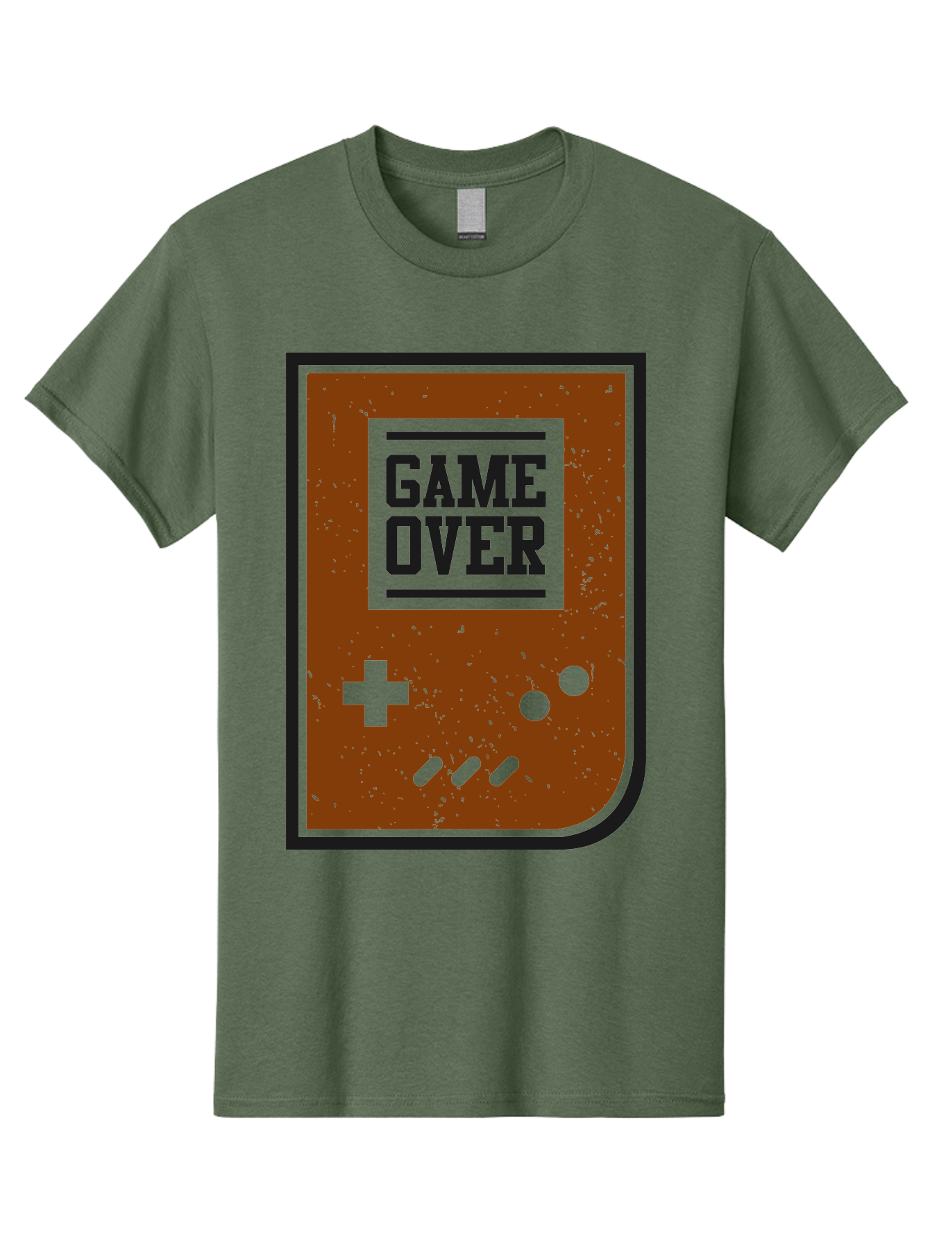 Game-Over Men'S Graphic Tee, 100% Cotton, Comfortable Casual Summer Wear, Machine Washable, Game Over Screen, Retro Video Game, Nostalgic Gaming, Classic Arcade, Pixel Art, Game Over Text, Old School Gaming, Vintage Console -  Aaa632 9