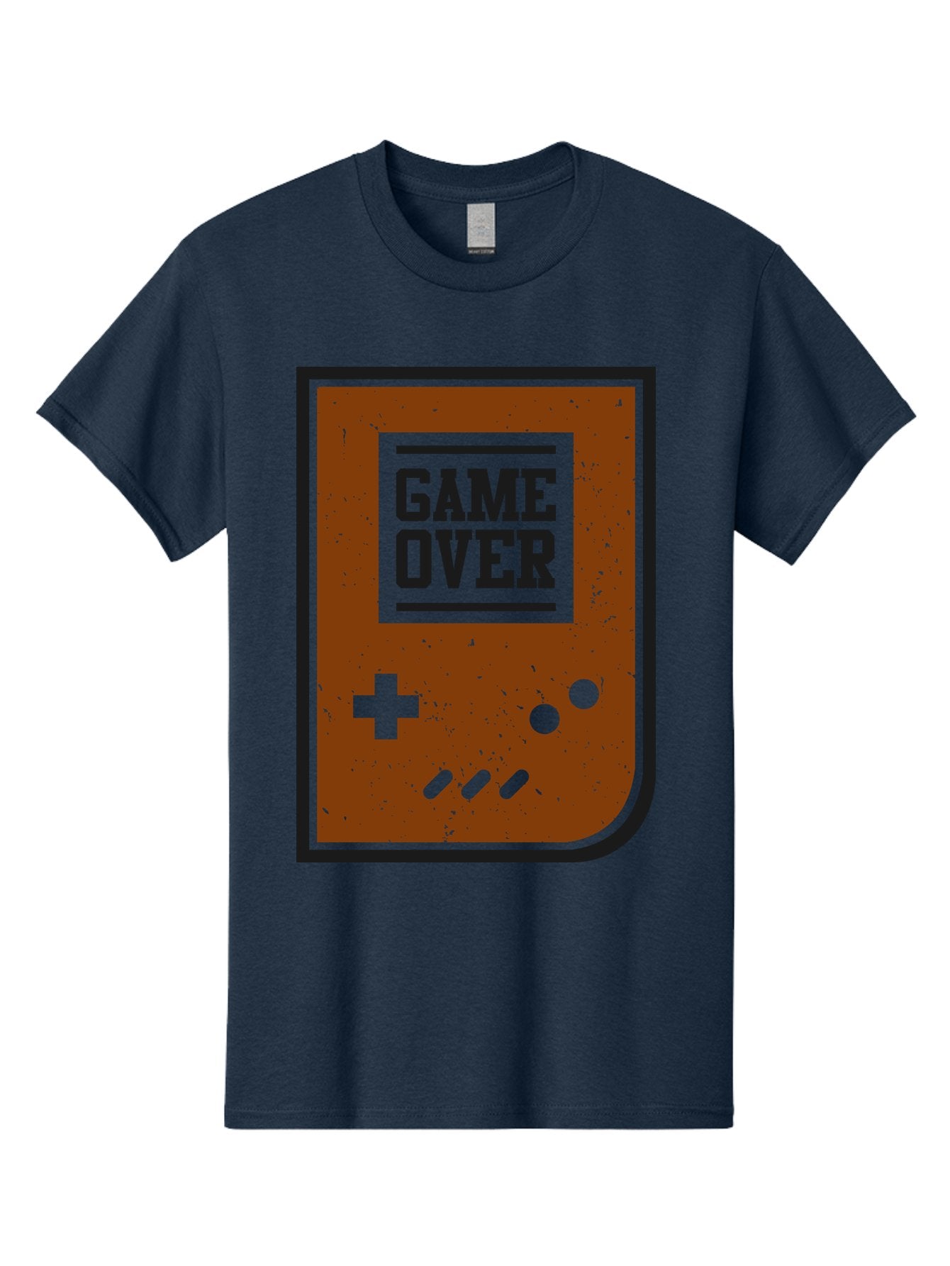 Game-Over Men'S Graphic Tee, 100% Cotton, Comfortable Casual Summer Wear, Machine Washable, Game Over Screen, Retro Video Game, Nostalgic Gaming, Classic Arcade, Pixel Art, Game Over Text, Old School Gaming, Vintage Console -  Aaa632 8
