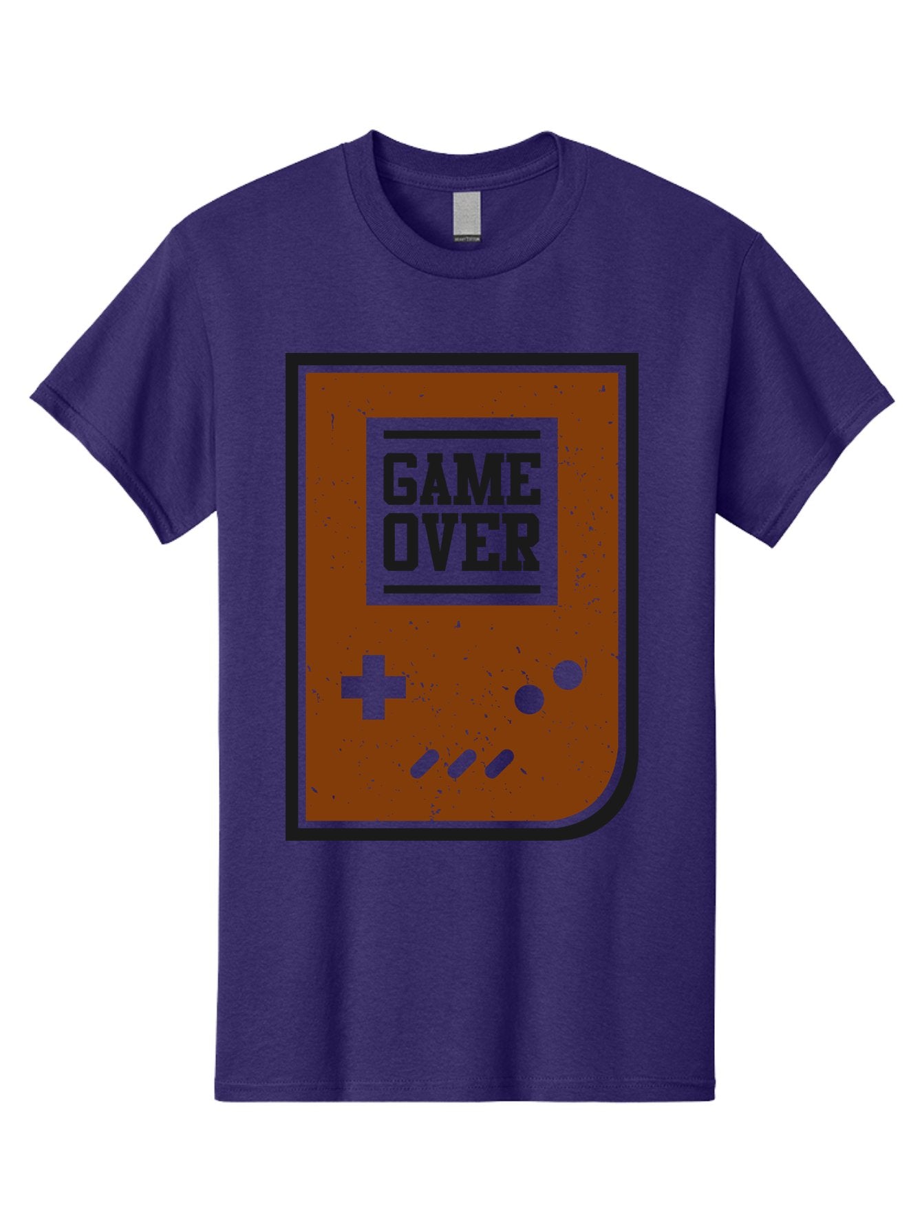 Game-Over Men'S Graphic Tee, 100% Cotton, Comfortable Casual Summer Wear, Machine Washable, Game Over Screen, Retro Video Game, Nostalgic Gaming, Classic Arcade, Pixel Art, Game Over Text, Old School Gaming, Vintage Console -  Aaa632 7