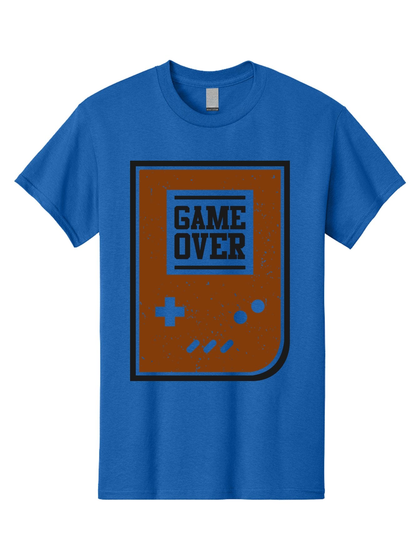 Game-Over Men'S Graphic Tee, 100% Cotton, Comfortable Casual Summer Wear, Machine Washable, Game Over Screen, Retro Video Game, Nostalgic Gaming, Classic Arcade, Pixel Art, Game Over Text, Old School Gaming, Vintage Console -  Aaa632 12