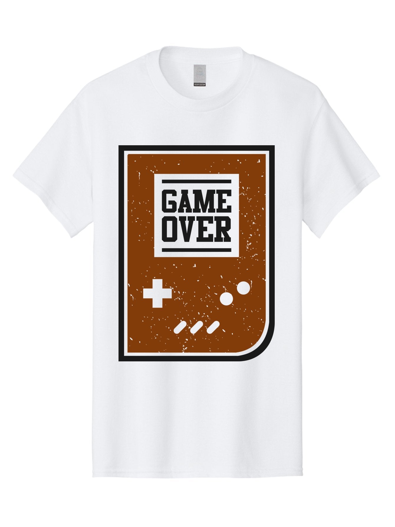Game-Over Men'S Graphic Tee, 100% Cotton, Comfortable Casual Summer Wear, Machine Washable, Game Over Screen, Retro Video Game, Nostalgic Gaming, Classic Arcade, Pixel Art, Game Over Text, Old School Gaming, Vintage Console -  Aaa632 11