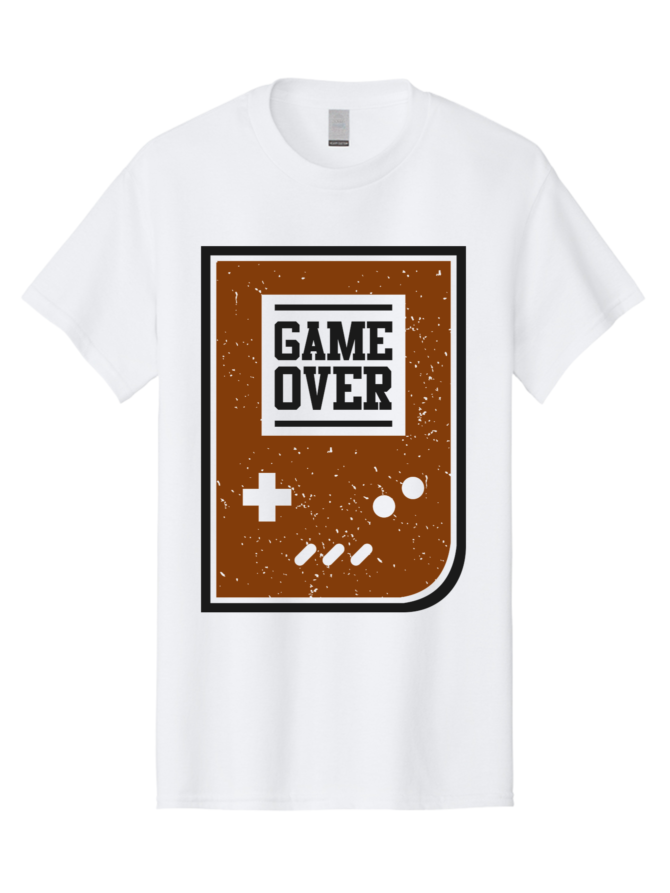 Game-Over Men'S Graphic Tee, 100% Cotton, Comfortable Casual Summer Wear, Machine Washable, Game Over Screen, Retro Video Game, Nostalgic Gaming, Classic Arcade, Pixel Art, Game Over Text, Old School Gaming, Vintage Console -  Aaa632 29