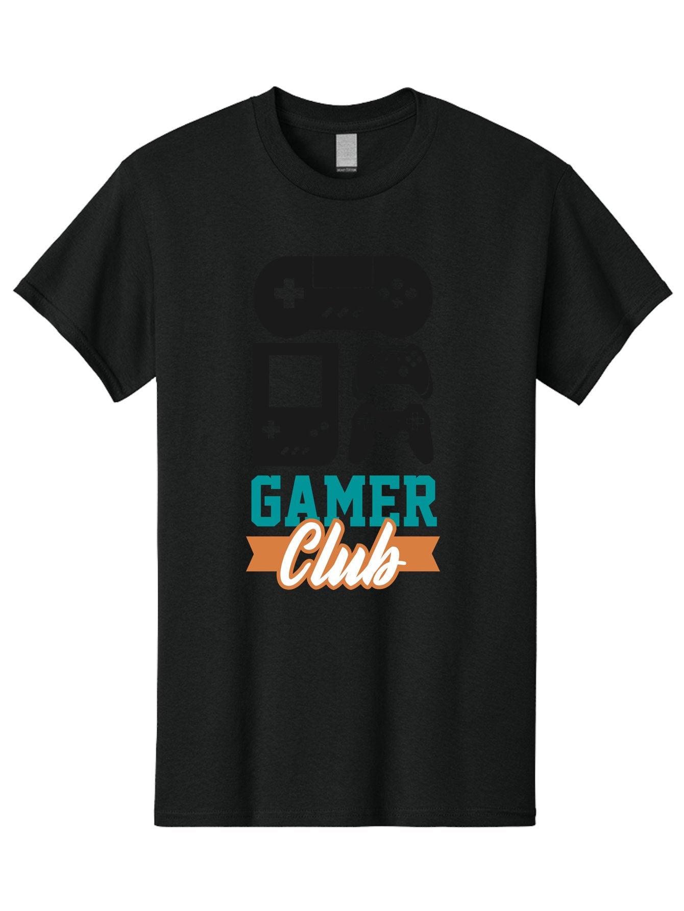 Gamer-Club Men'S Graphic Tee, 100% Cotton, Comfortable Casual Summer Wear, Machine Washable, Gaming Club, Gamer Community, Game Controllers, Video Games, Gamepad, Gaming Console, Game Controller Graphics, Gaming Accessories, Game Night -  Aaa633 6