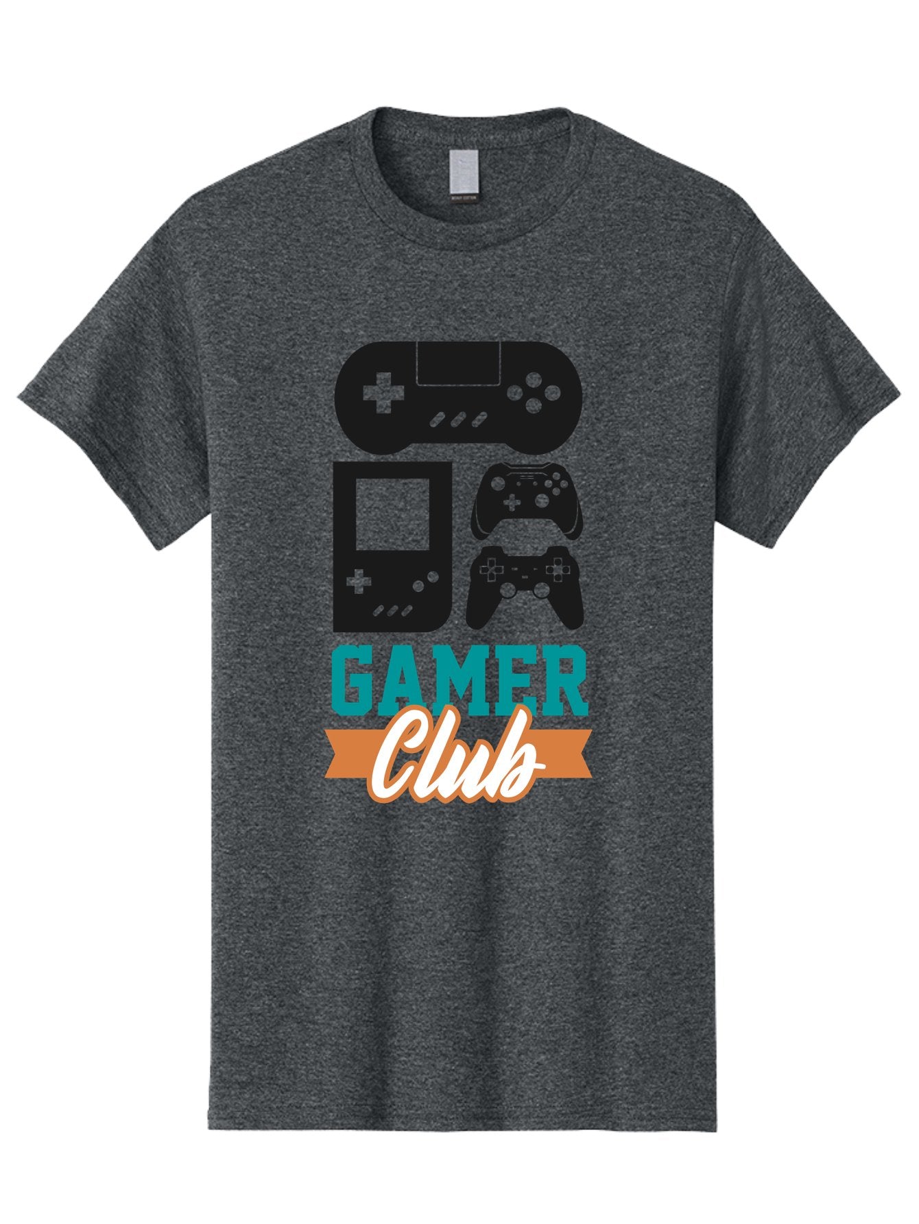 Gamer-Club Men'S Graphic Tee, 100% Cotton, Comfortable Casual Summer Wear, Machine Washable, Gaming Club, Gamer Community, Game Controllers, Video Games, Gamepad, Gaming Console, Game Controller Graphics, Gaming Accessories, Game Night -  Aaa633 4