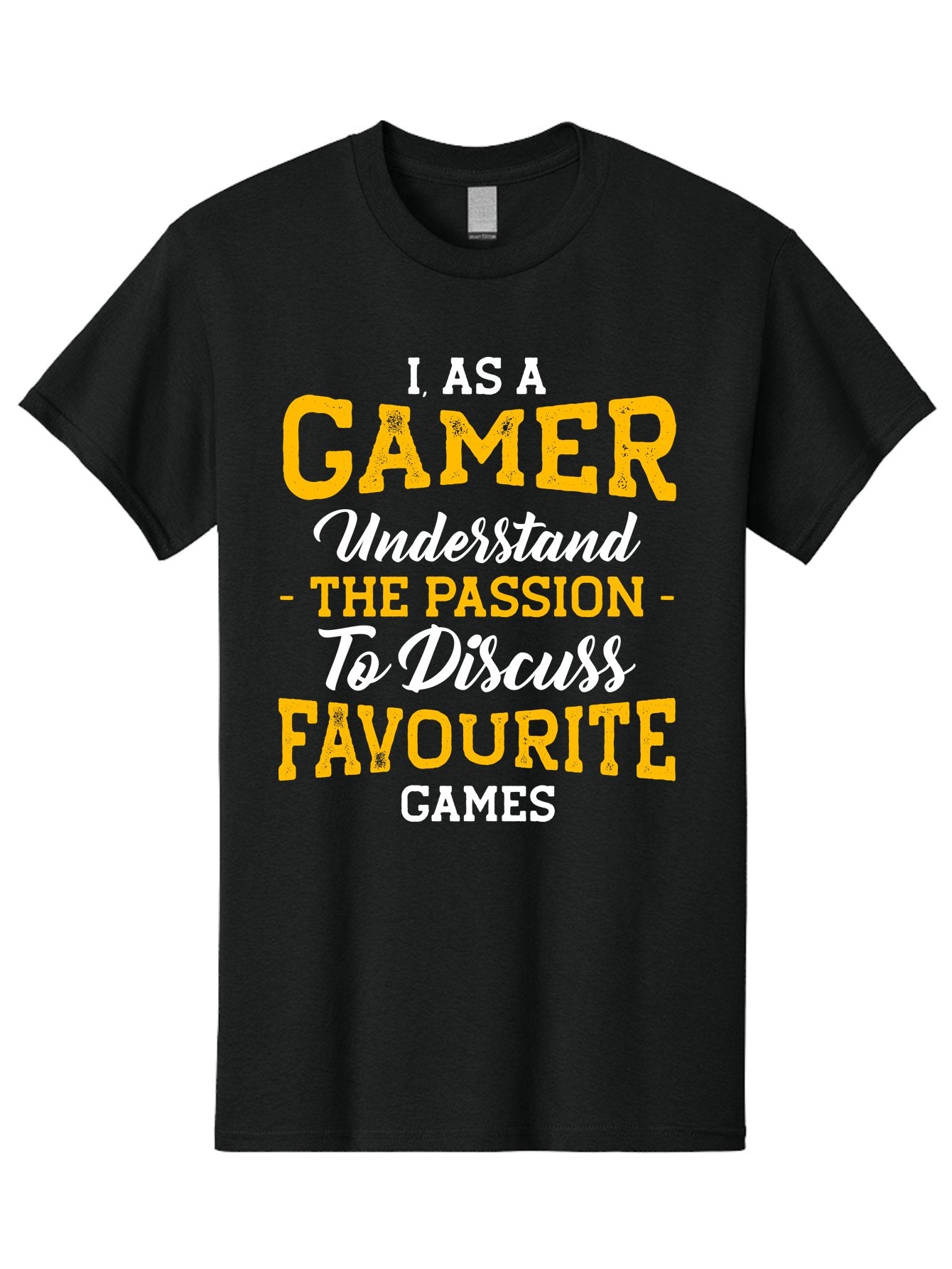 Gamer-Quote Men'S Graphic Tee, 100% Cotton, Comfortable Casual Summer Wear, Machine Washable, Gamer Culture, Gaming Passion, Discussing Favorite Games, Gamer Community, Video Game Enthusiasm, Gaming Interest, Gamer Life -  Aaa636 12