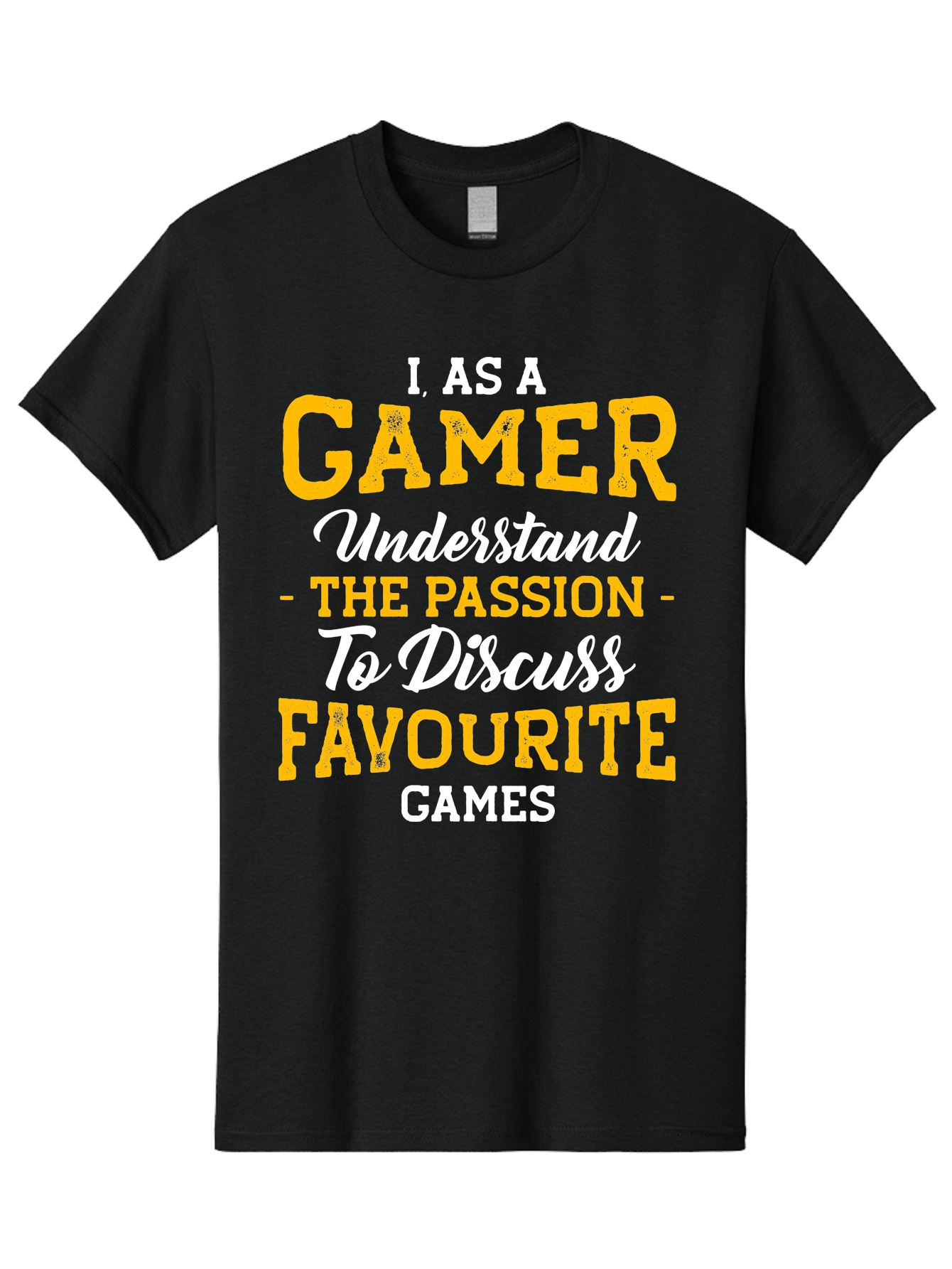 Gamer-Quote Men'S Graphic Tee, 100% Cotton, Comfortable Casual Summer Wear, Machine Washable, Gamer Culture, Gaming Passion, Discussing Favorite Games, Gamer Community, Video Game Enthusiasm, Gaming Interest, Gamer Life -  Aaa636 15