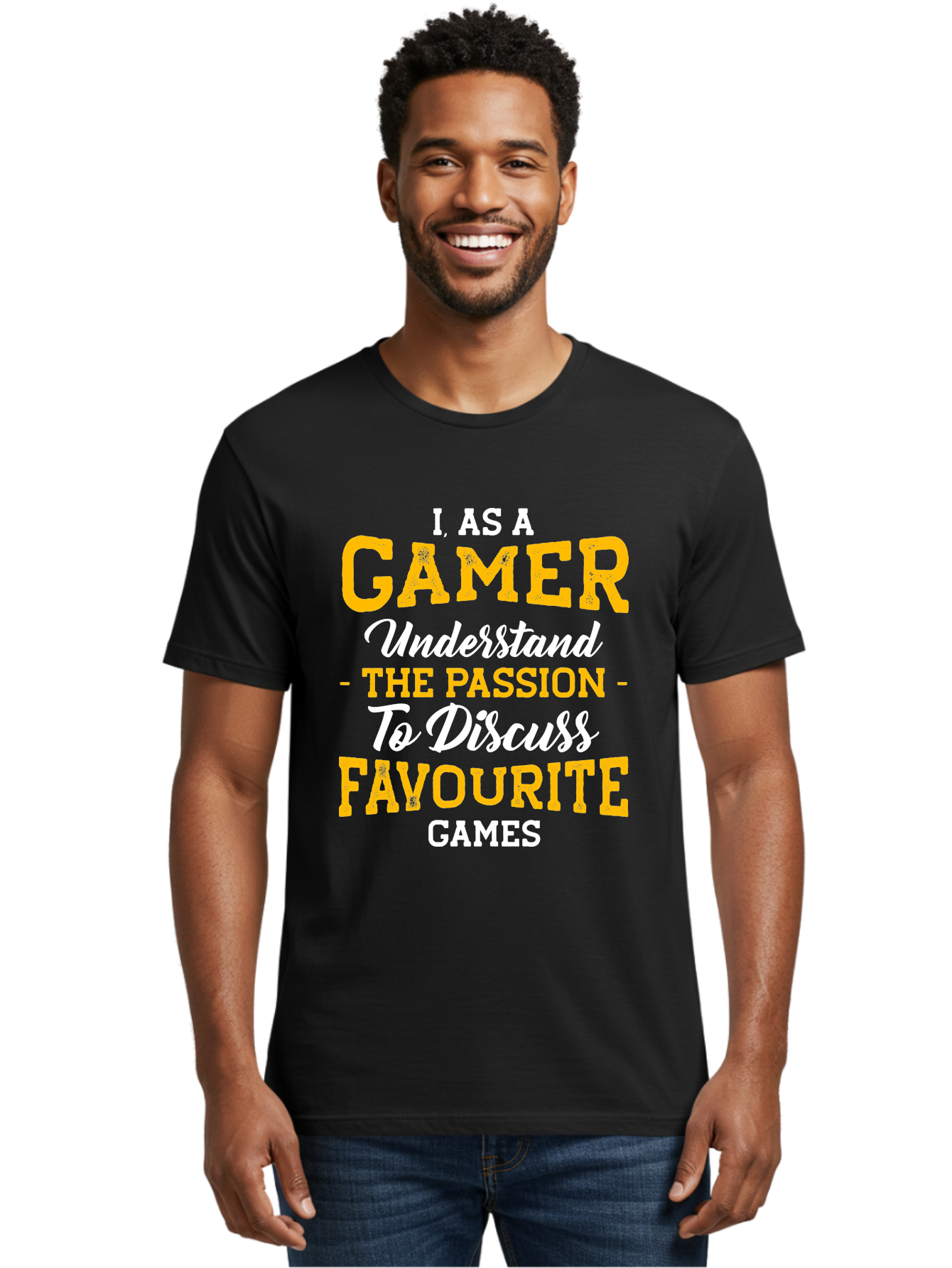 Gamer-Quote Men'S Graphic Tee, 100% Cotton, Comfortable Casual Summer Wear, Machine Washable, Gamer Culture, Gaming Passion, Discussing Favorite Games, Gamer Community, Video Game Enthusiasm, Gaming Interest, Gamer Life -  Aaa636 16