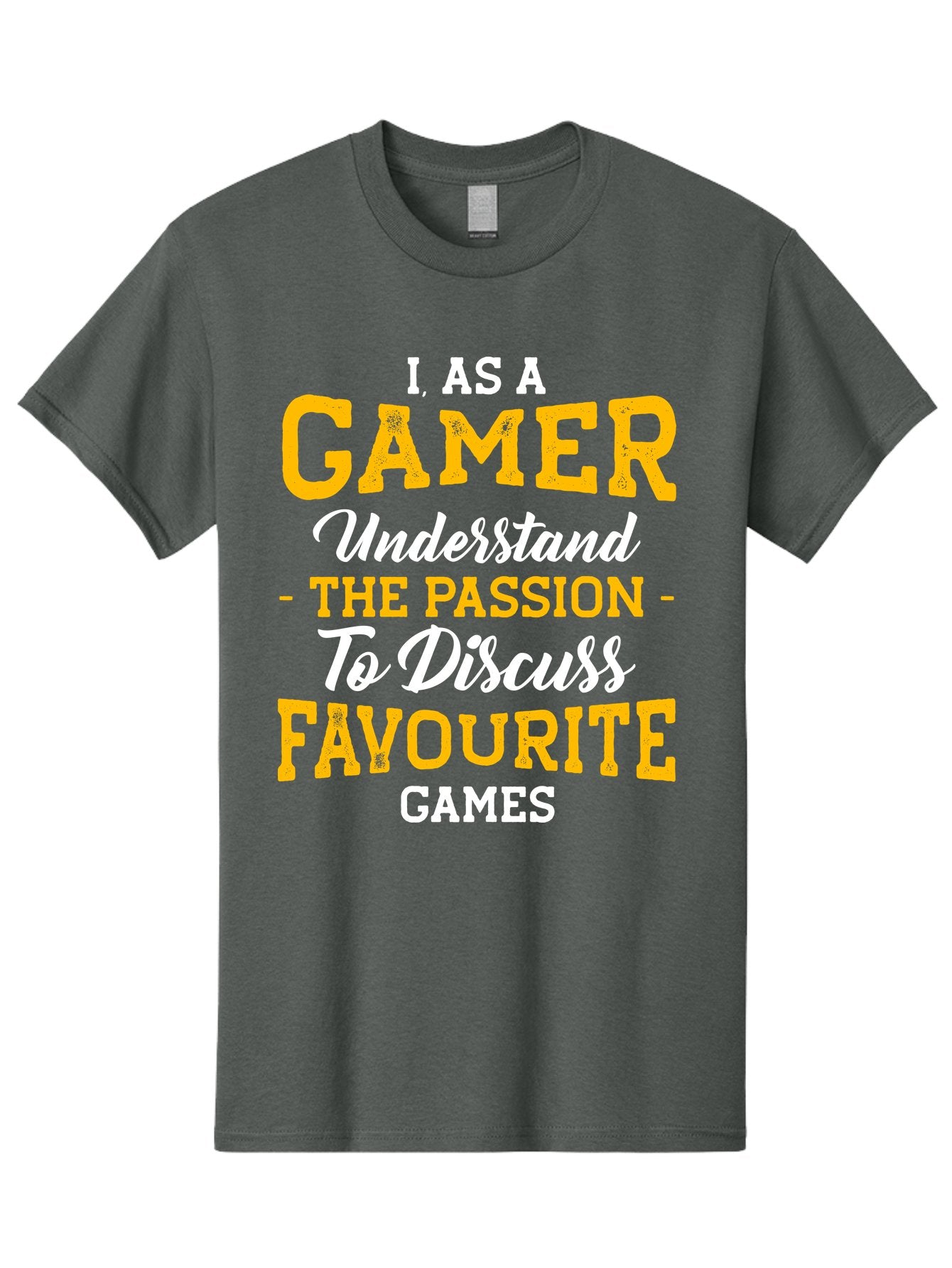 Gamer-Quote Men'S Graphic Tee, 100% Cotton, Comfortable Casual Summer Wear, Machine Washable, Gamer Culture, Gaming Passion, Discussing Favorite Games, Gamer Community, Video Game Enthusiasm, Gaming Interest, Gamer Life -  Aaa636 6