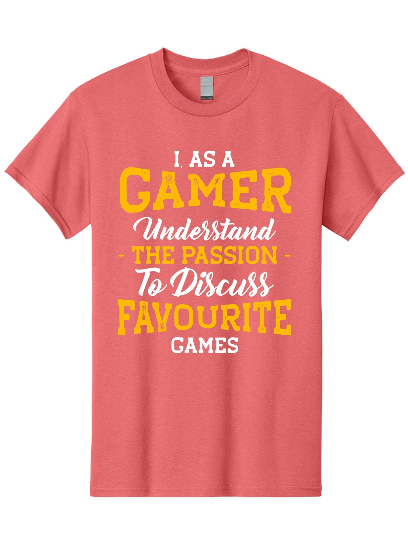 Gamer-Quote Men'S Graphic Tee, 100% Cotton, Comfortable Casual Summer Wear, Machine Washable, Gamer Culture, Gaming Passion, Discussing Favorite Games, Gamer Community, Video Game Enthusiasm, Gaming Interest, Gamer Life -  Aaa636 14