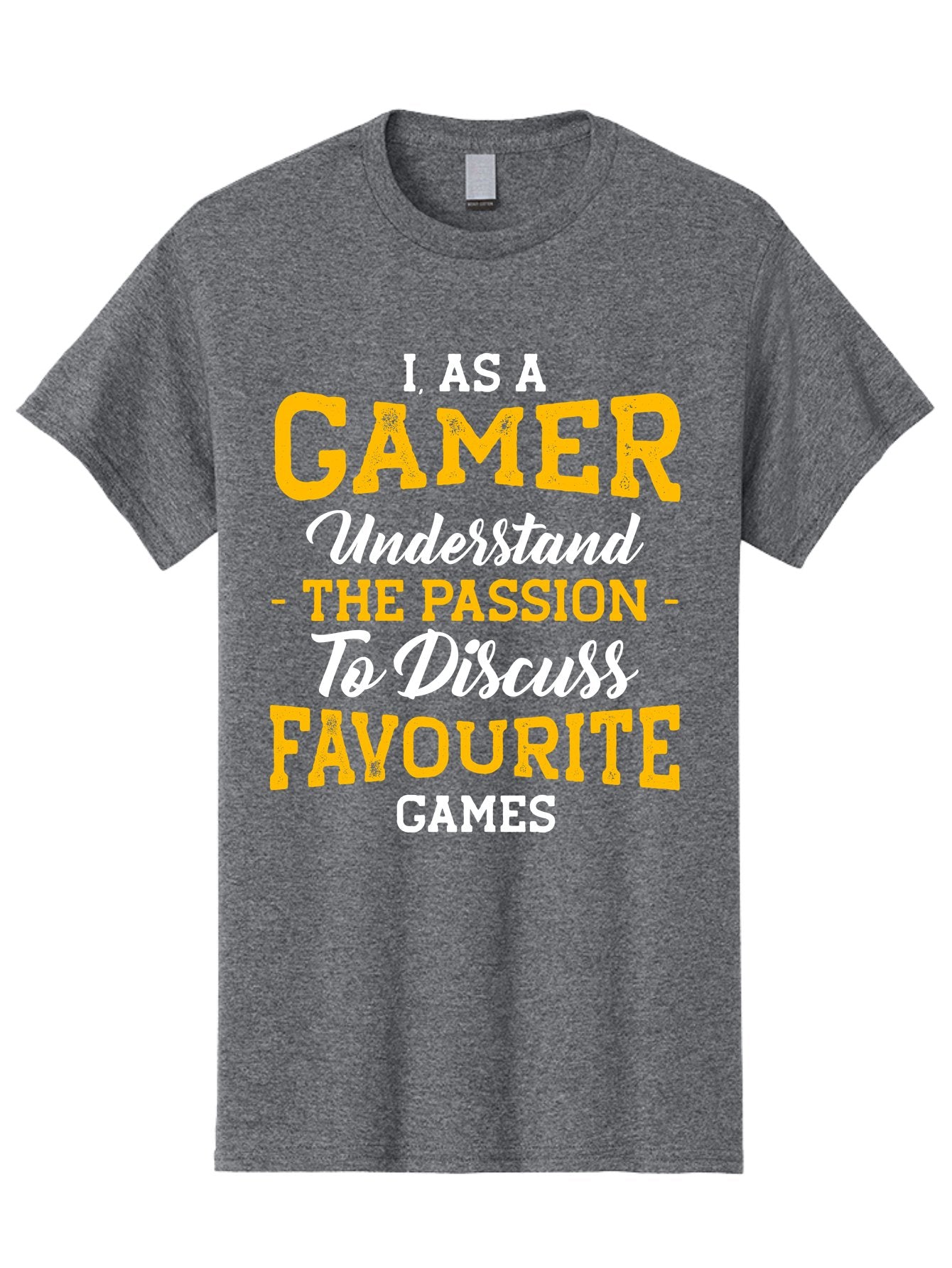 Gamer-Quote Men'S Graphic Tee, 100% Cotton, Comfortable Casual Summer Wear, Machine Washable, Gamer Culture, Gaming Passion, Discussing Favorite Games, Gamer Community, Video Game Enthusiasm, Gaming Interest, Gamer Life -  Aaa636 5