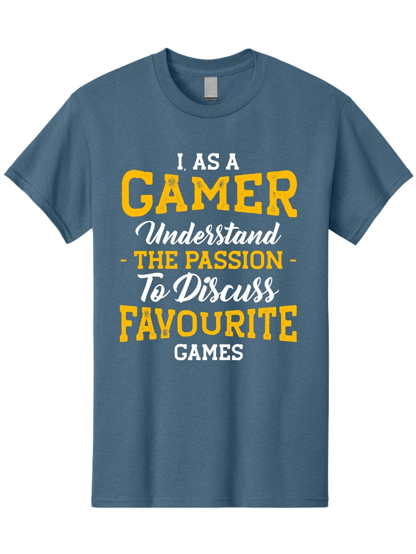Gamer-Quote Men'S Graphic Tee, 100% Cotton, Comfortable Casual Summer Wear, Machine Washable, Gamer Culture, Gaming Passion, Discussing Favorite Games, Gamer Community, Video Game Enthusiasm, Gaming Interest, Gamer Life -  Aaa636 11