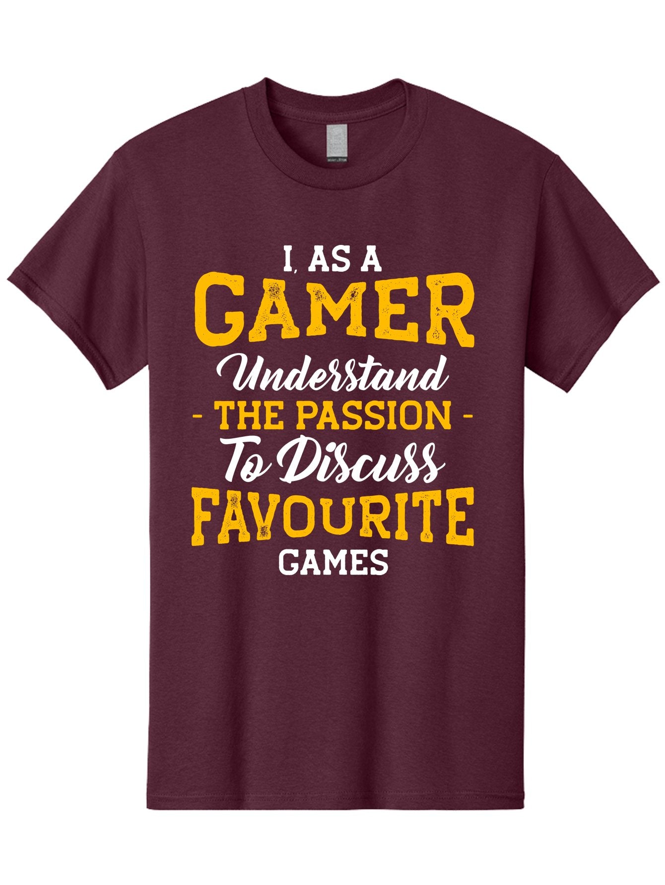 Gamer-Quote Men'S Graphic Tee, 100% Cotton, Comfortable Casual Summer Wear, Machine Washable, Gamer Culture, Gaming Passion, Discussing Favorite Games, Gamer Community, Video Game Enthusiasm, Gaming Interest, Gamer Life -  Aaa636 3