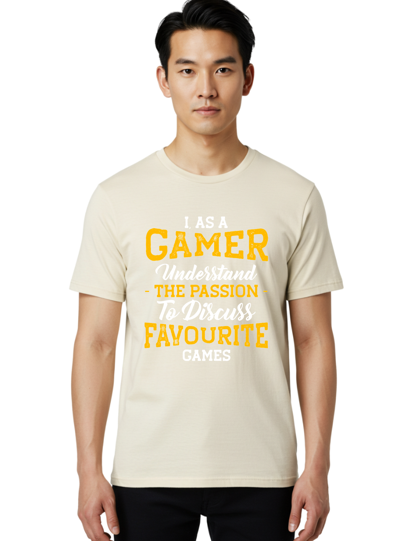 Gamer-Quote Men'S Graphic Tee, 100% Cotton, Comfortable Casual Summer Wear, Machine Washable, Gamer Culture, Gaming Passion, Discussing Favorite Games, Gamer Community, Video Game Enthusiasm, Gaming Interest, Gamer Life -  Aaa636 12