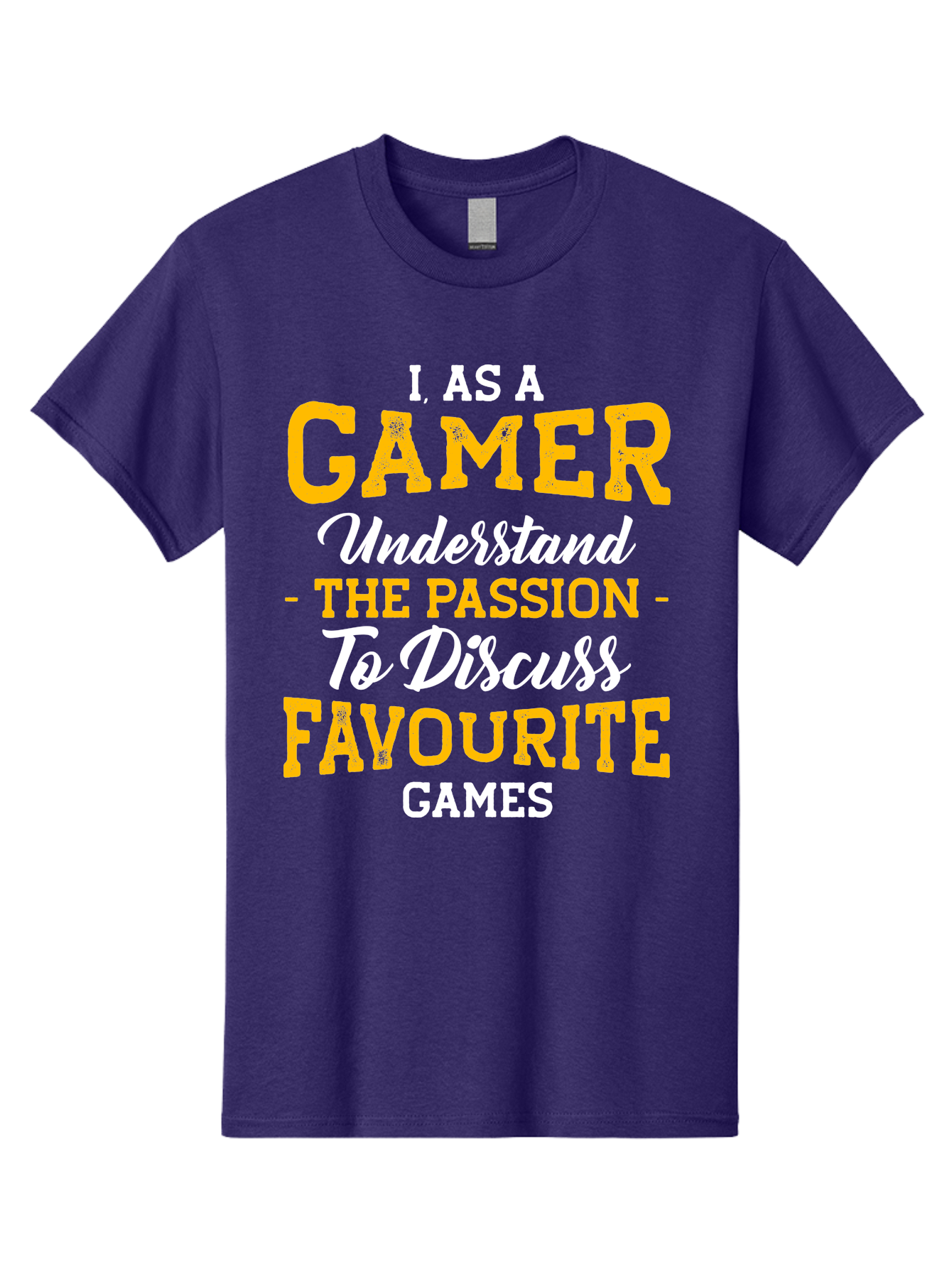 Gamer-Quote Men'S Graphic Tee, 100% Cotton, Comfortable Casual Summer Wear, Machine Washable, Gamer Culture, Gaming Passion, Discussing Favorite Games, Gamer Community, Video Game Enthusiasm, Gaming Interest, Gamer Life -  Aaa636 13