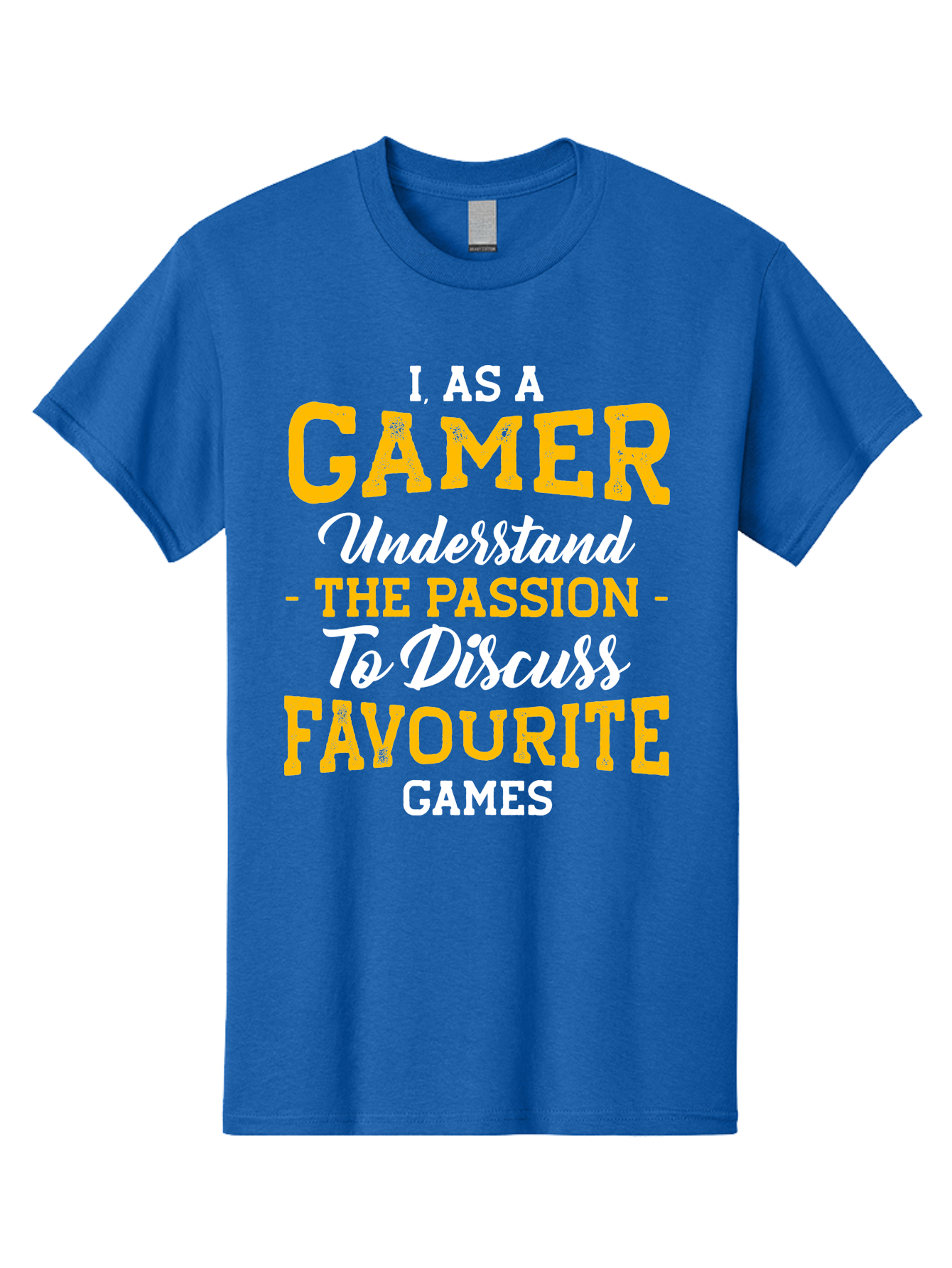 Gamer-Quote Men'S Graphic Tee, 100% Cotton, Comfortable Casual Summer Wear, Machine Washable, Gamer Culture, Gaming Passion, Discussing Favorite Games, Gamer Community, Video Game Enthusiasm, Gaming Interest, Gamer Life -  Aaa636 5
