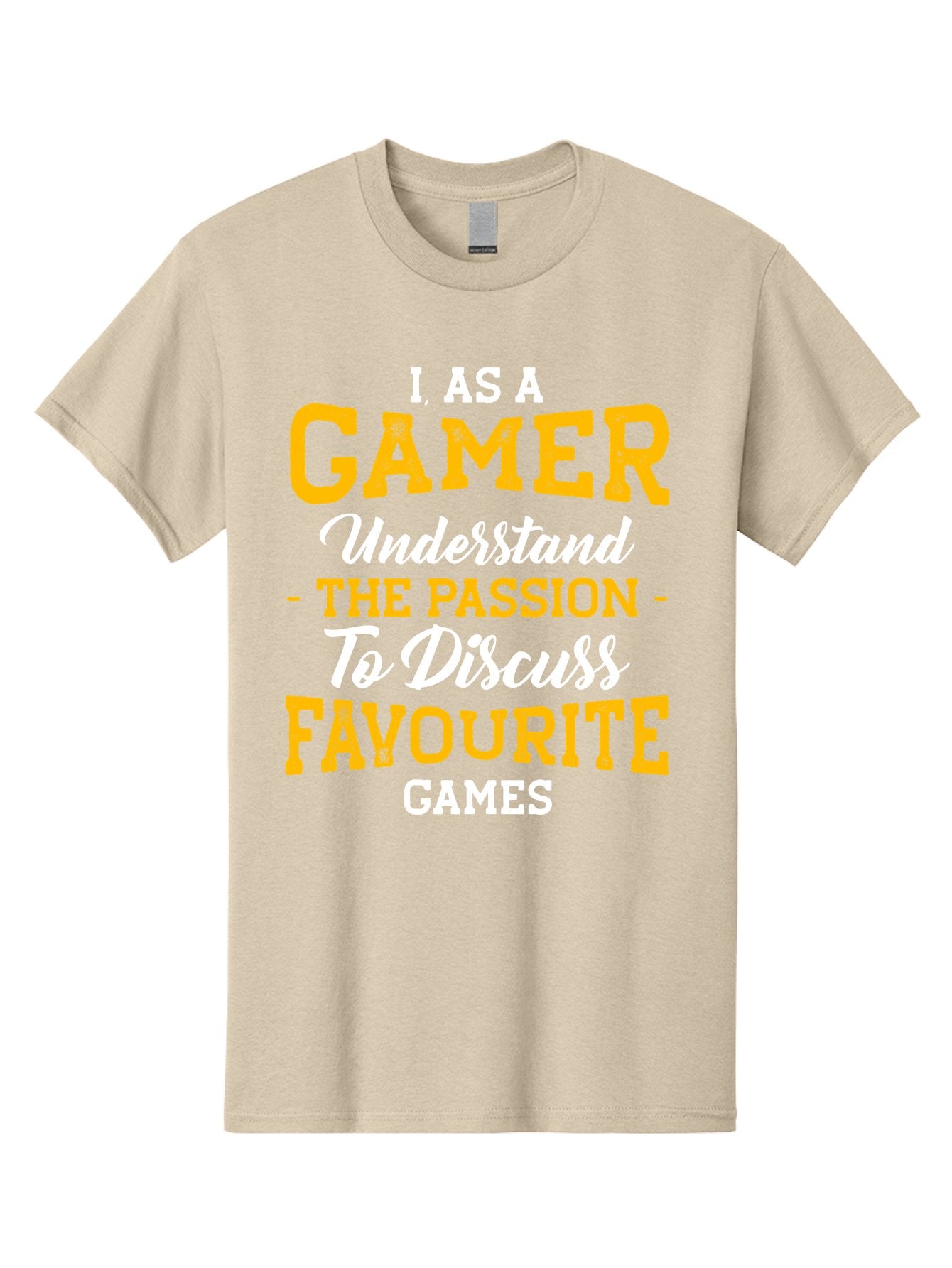 Gamer-Quote Men'S Graphic Tee, 100% Cotton, Comfortable Casual Summer Wear, Machine Washable, Gamer Culture, Gaming Passion, Discussing Favorite Games, Gamer Community, Video Game Enthusiasm, Gaming Interest, Gamer Life -  Aaa636