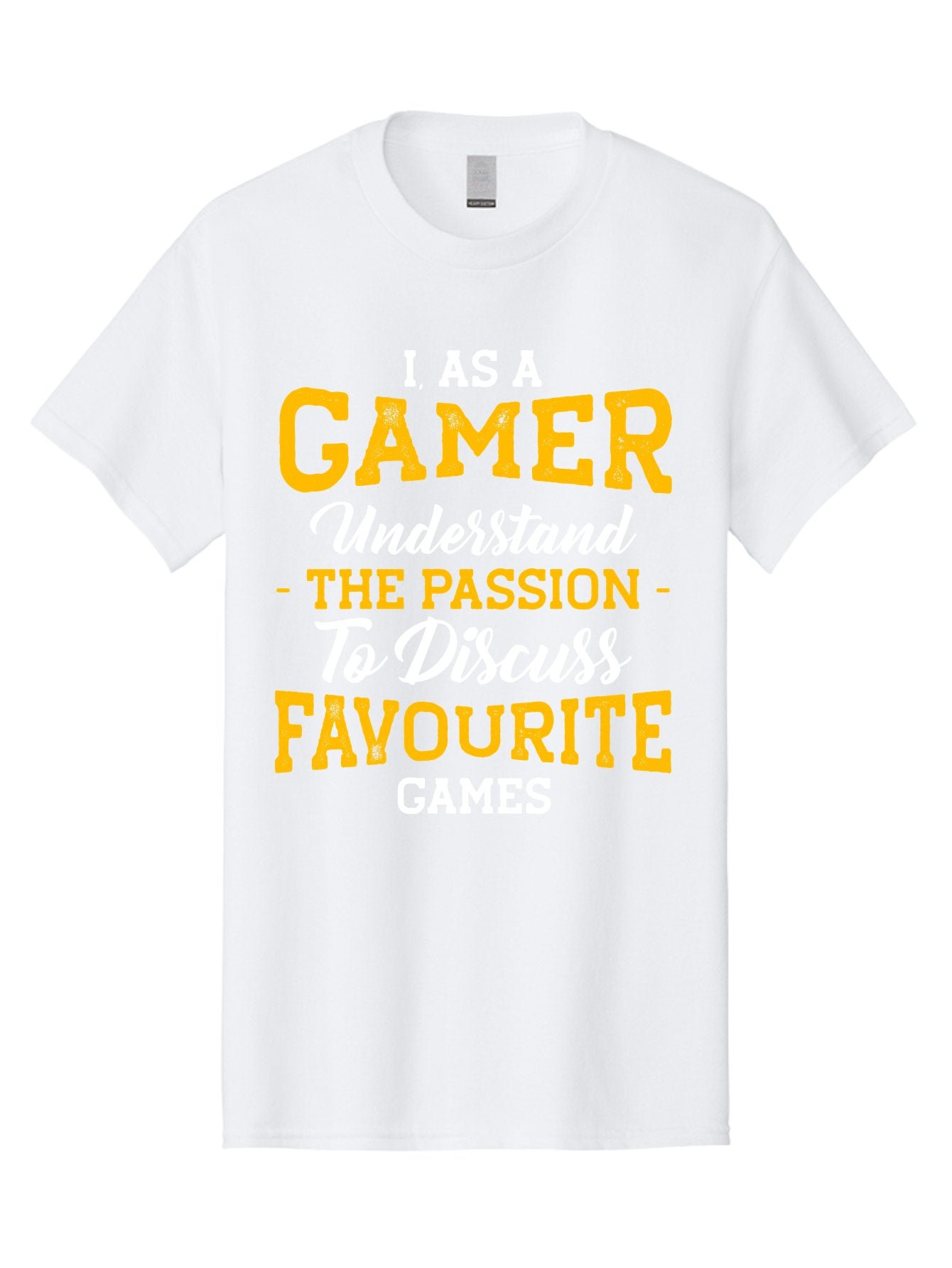 Gamer-Quote Men'S Graphic Tee, 100% Cotton, Comfortable Casual Summer Wear, Machine Washable, Gamer Culture, Gaming Passion, Discussing Favorite Games, Gamer Community, Video Game Enthusiasm, Gaming Interest, Gamer Life -  Aaa636 7