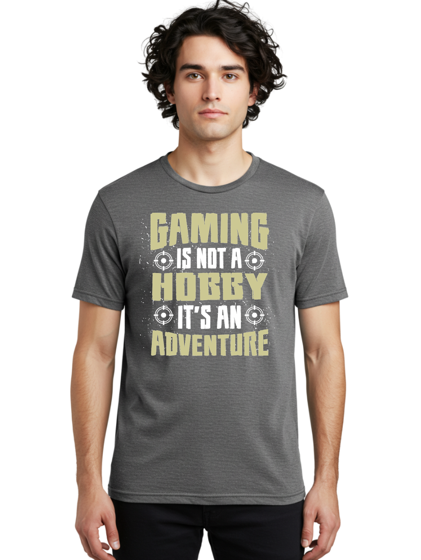Gaming-Is-Not-A-Hobby Men'S Graphic Tee, 100% Cotton, Comfortable Casual Summer Wear, Machine Washable, Gaming Adventure, Video Games, Gaming Culture, Gamer Lifestyle, Fun Activities, Recreational Gaming, Entertainment, Gaming Community, -  Aaa640 10