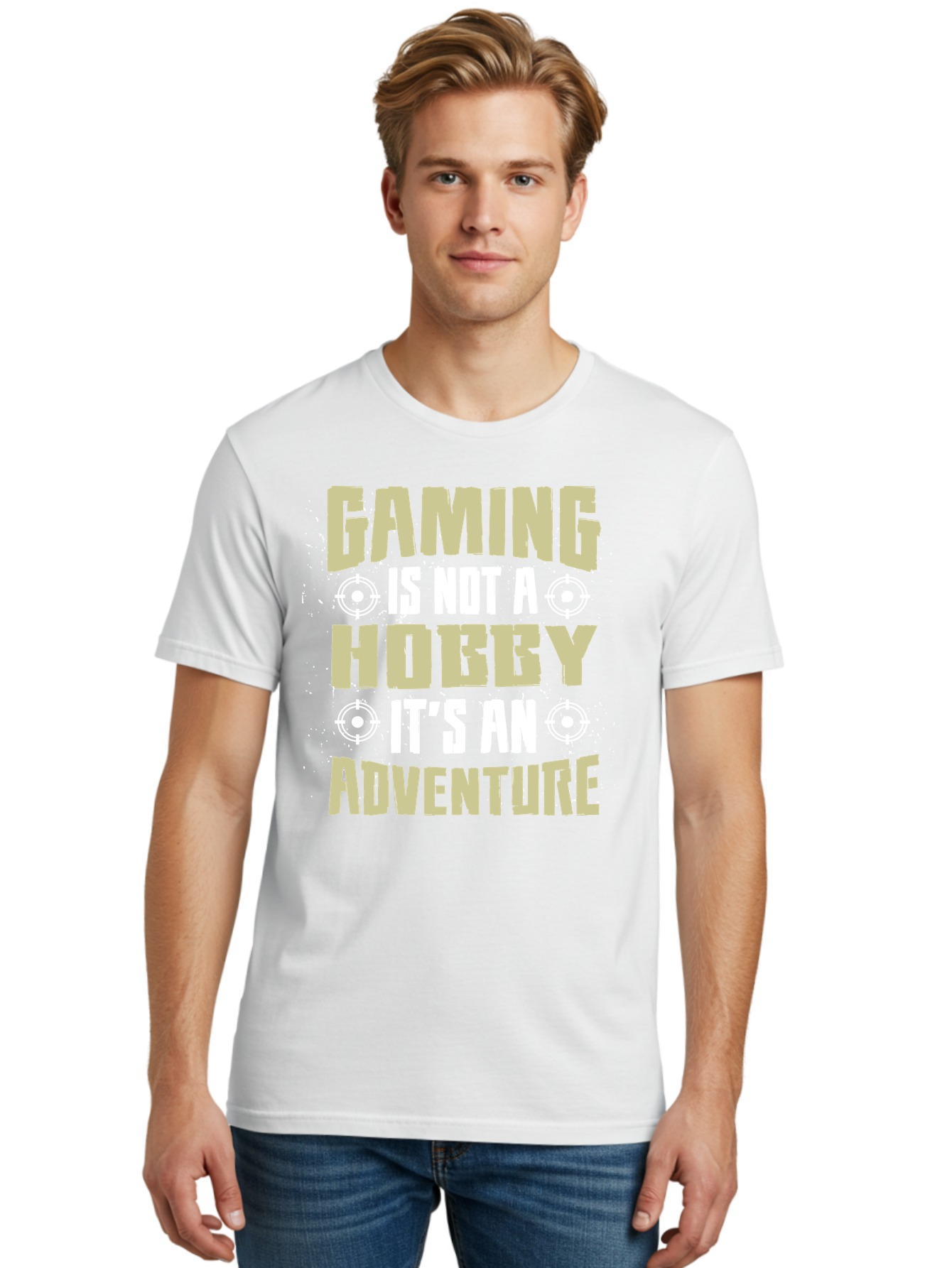 Gaming-Is-Not-A-Hobby Men'S Graphic Tee, 100% Cotton, Comfortable Casual Summer Wear, Machine Washable, Gaming Adventure, Video Games, Gaming Culture, Gamer Lifestyle, Fun Activities, Recreational Gaming, Entertainment, Gaming Community, -  Aaa640 30