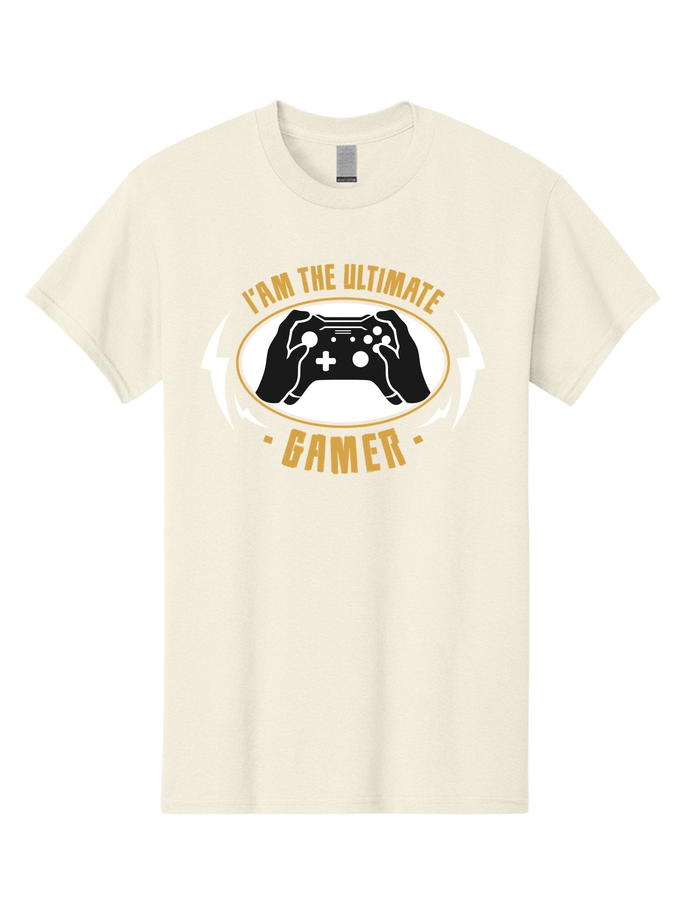 I-Am-The-Ultimate-Gamer Men'S Graphic Tee, 100% Cotton, Comfortable Casual Summer Wear, Machine Washable, Gaming Controller, Gamer Lifestyle, Video Game Culture, Gaming Community, Ultimate Gamer, Gaming Graphics, Game On -  Aaa643 7