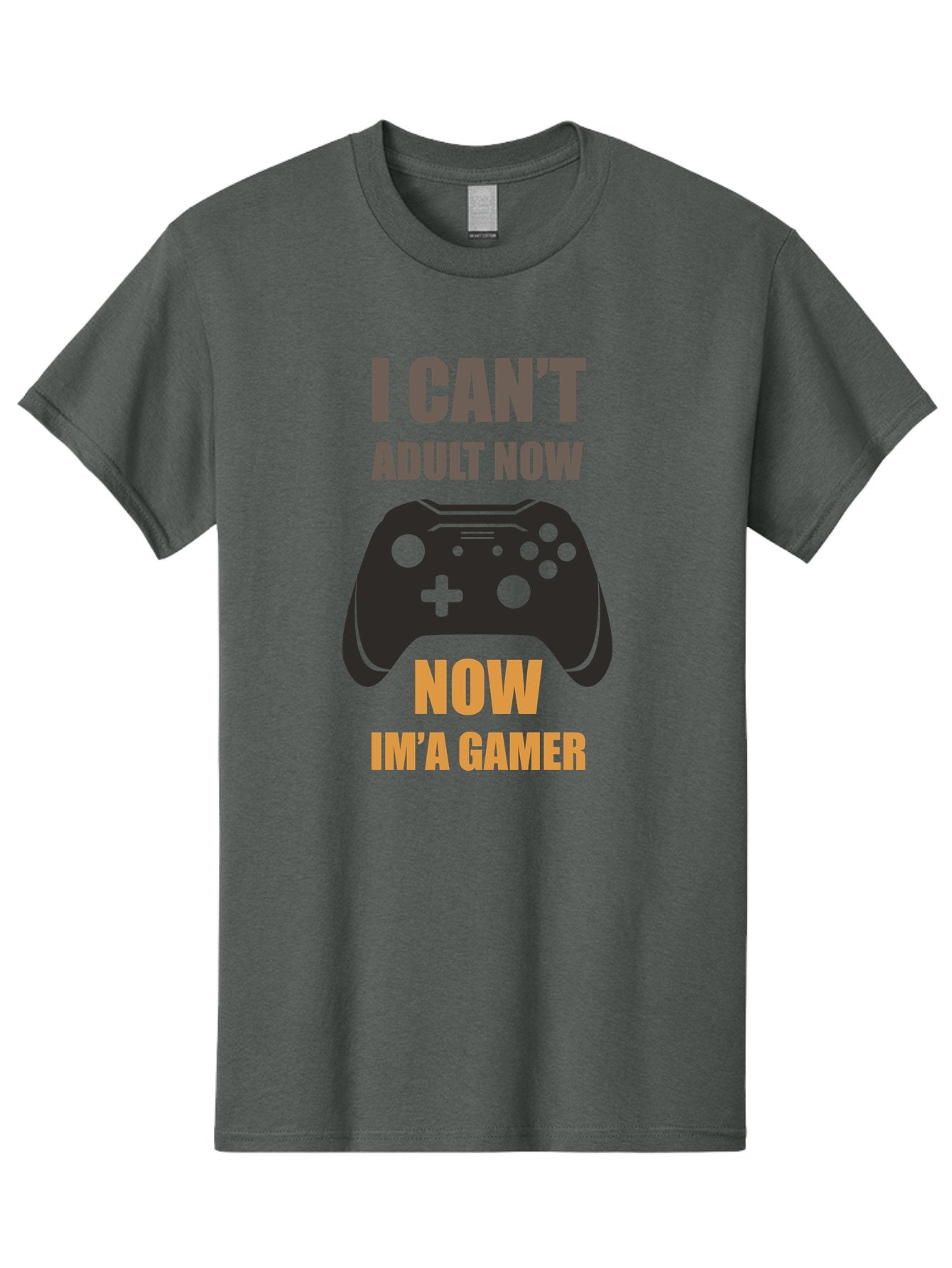 I-Can-T-Adult-Now Men'S Graphic Tee, 100% Cotton, Comfortable Casual Summer Wear, Machine Washable, Gaming Humor, Gamer Life, Video Game Controller, Can'T Adult, Gaming Culture, Fun Quote, Gaming Quote, Playful Graphics, Gaming Phrases -  Aaa644 13