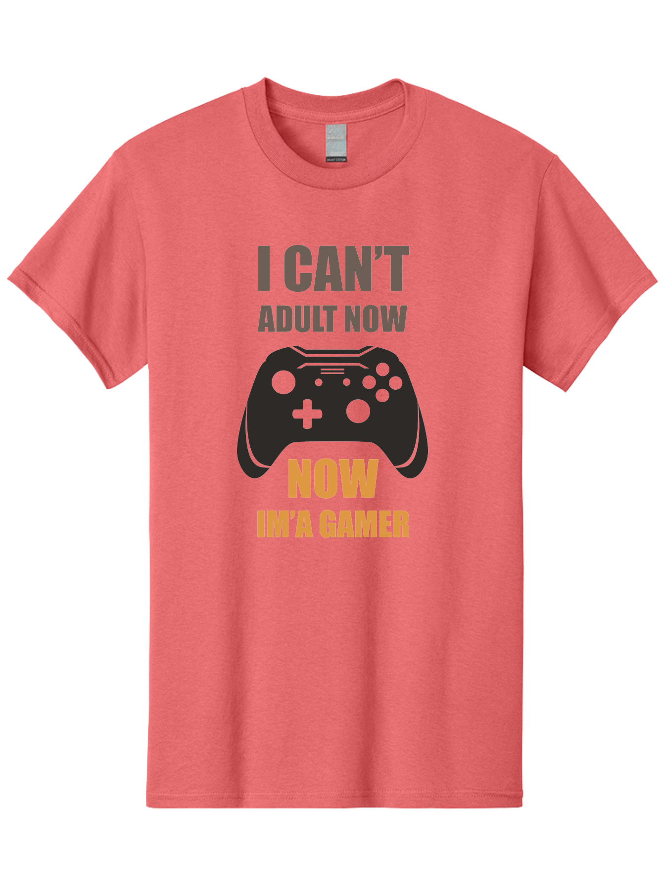 I-Can-T-Adult-Now Men'S Graphic Tee, 100% Cotton, Comfortable Casual Summer Wear, Machine Washable, Gaming Humor, Gamer Life, Video Game Controller, Can'T Adult, Gaming Culture, Fun Quote, Gaming Quote, Playful Graphics, Gaming Phrases -  Aaa644 11