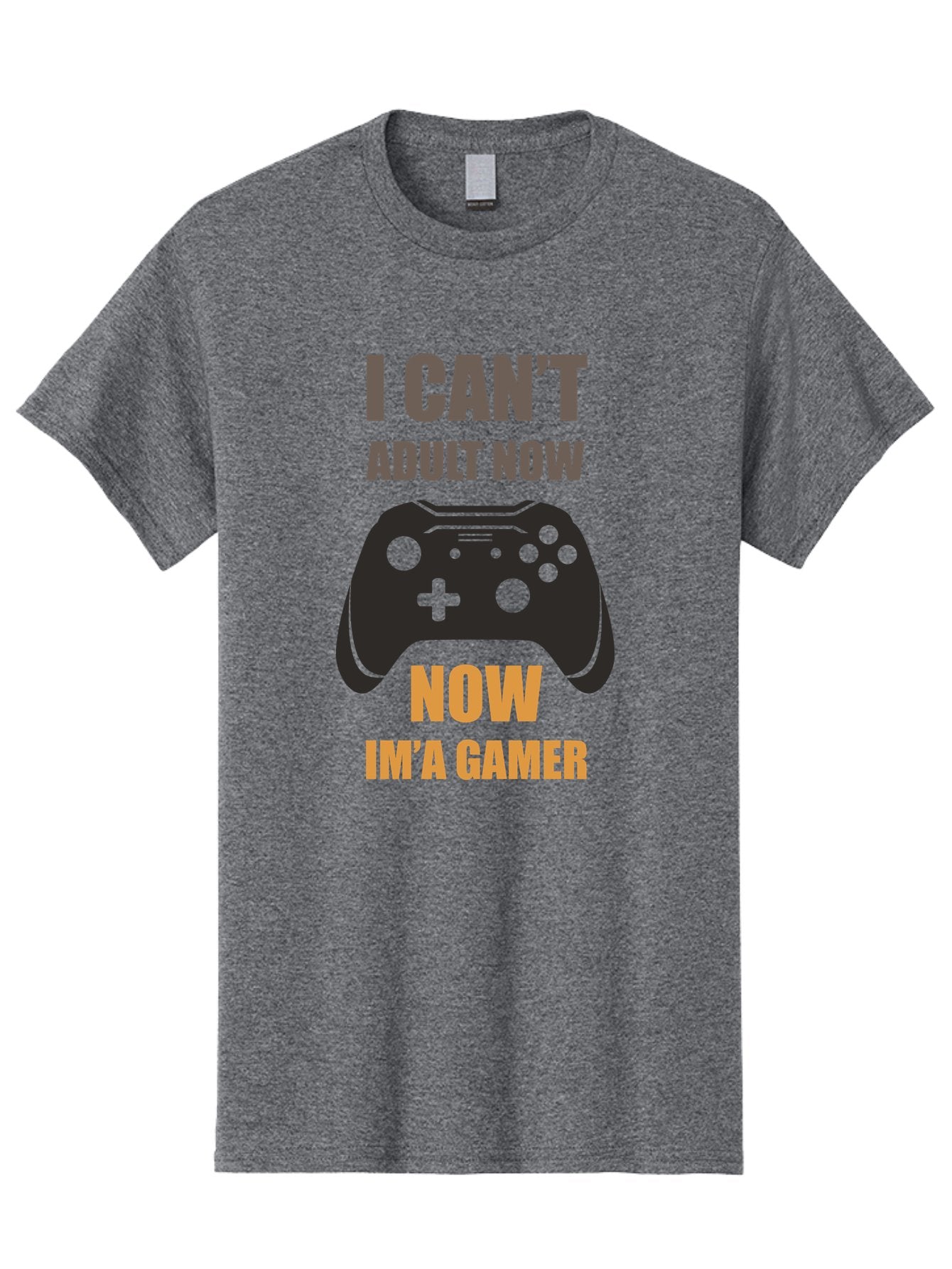 I-Can-T-Adult-Now Men'S Graphic Tee, 100% Cotton, Comfortable Casual Summer Wear, Machine Washable, Gaming Humor, Gamer Life, Video Game Controller, Can'T Adult, Gaming Culture, Fun Quote, Gaming Quote, Playful Graphics, Gaming Phrases -  Aaa644 5