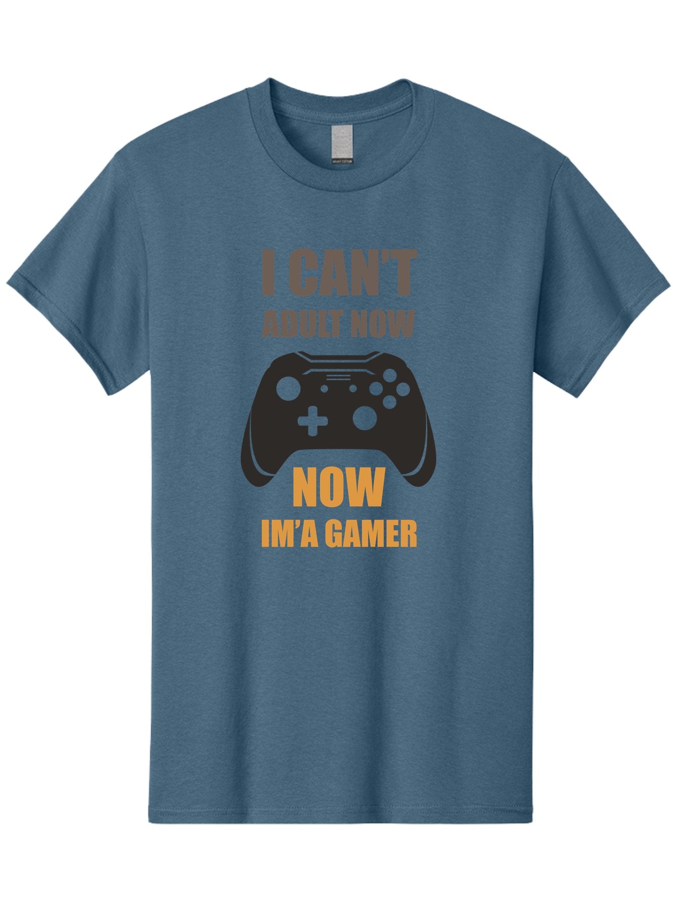 I-Can-T-Adult-Now Men'S Graphic Tee, 100% Cotton, Comfortable Casual Summer Wear, Machine Washable, Gaming Humor, Gamer Life, Video Game Controller, Can'T Adult, Gaming Culture, Fun Quote, Gaming Quote, Playful Graphics, Gaming Phrases -  Aaa644 11