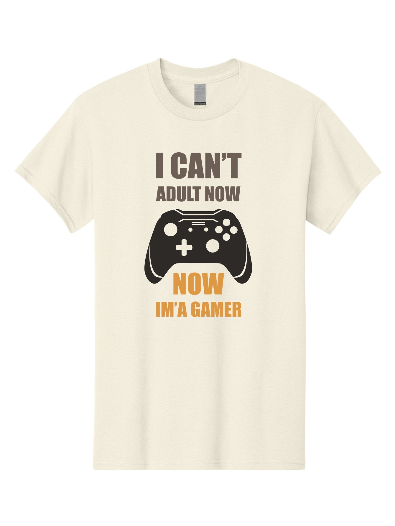 I-Can-T-Adult-Now Men'S Graphic Tee, 100% Cotton, Comfortable Casual Summer Wear, Machine Washable, Gaming Humor, Gamer Life, Video Game Controller, Can'T Adult, Gaming Culture, Fun Quote, Gaming Quote, Playful Graphics, Gaming Phrases -  Aaa644 7