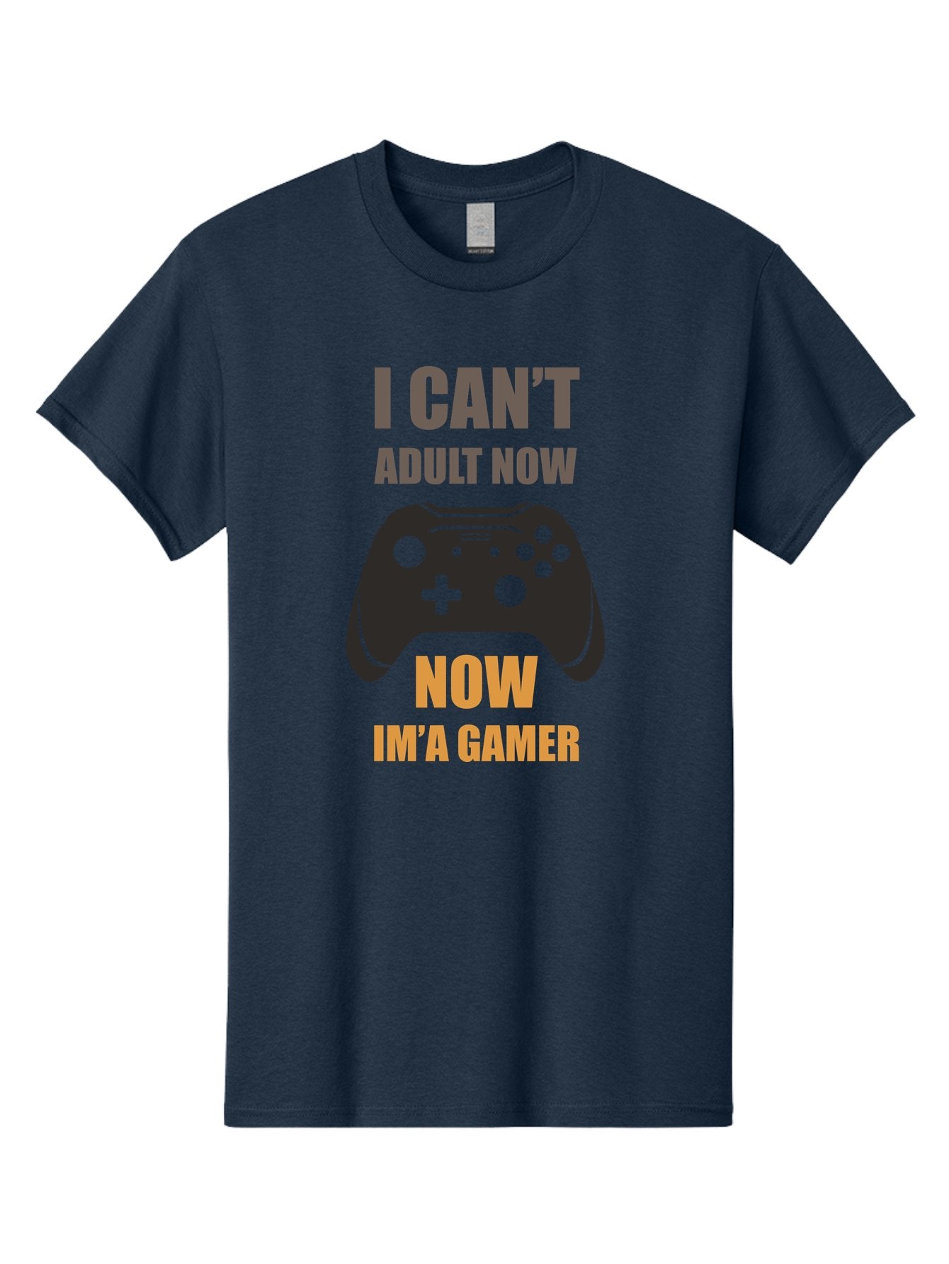 I-Can-T-Adult-Now Men'S Graphic Tee, 100% Cotton, Comfortable Casual Summer Wear, Machine Washable, Gaming Humor, Gamer Life, Video Game Controller, Can'T Adult, Gaming Culture, Fun Quote, Gaming Quote, Playful Graphics, Gaming Phrases -  Aaa644 15