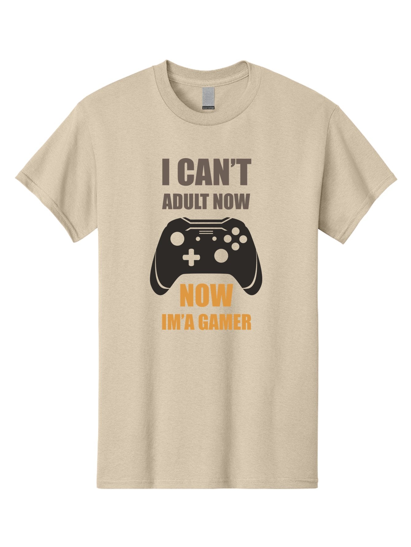I-Can-T-Adult-Now Men'S Graphic Tee, 100% Cotton, Comfortable Casual Summer Wear, Machine Washable, Gaming Humor, Gamer Life, Video Game Controller, Can'T Adult, Gaming Culture, Fun Quote, Gaming Quote, Playful Graphics, Gaming Phrases -  Aaa644 8