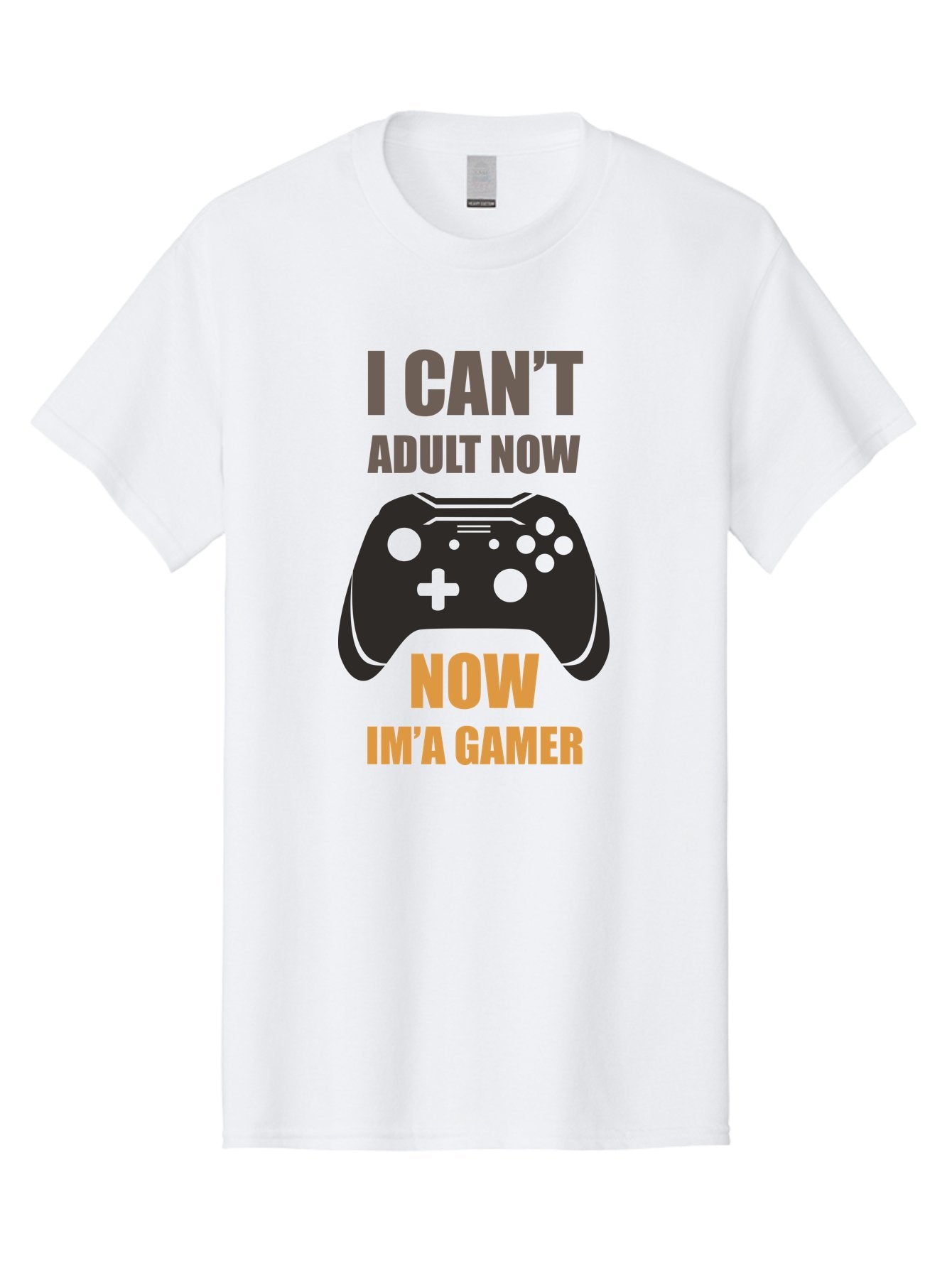 I-Can-T-Adult-Now Men'S Graphic Tee, 100% Cotton, Comfortable Casual Summer Wear, Machine Washable, Gaming Humor, Gamer Life, Video Game Controller, Can'T Adult, Gaming Culture, Fun Quote, Gaming Quote, Playful Graphics, Gaming Phrases -  Aaa644 6