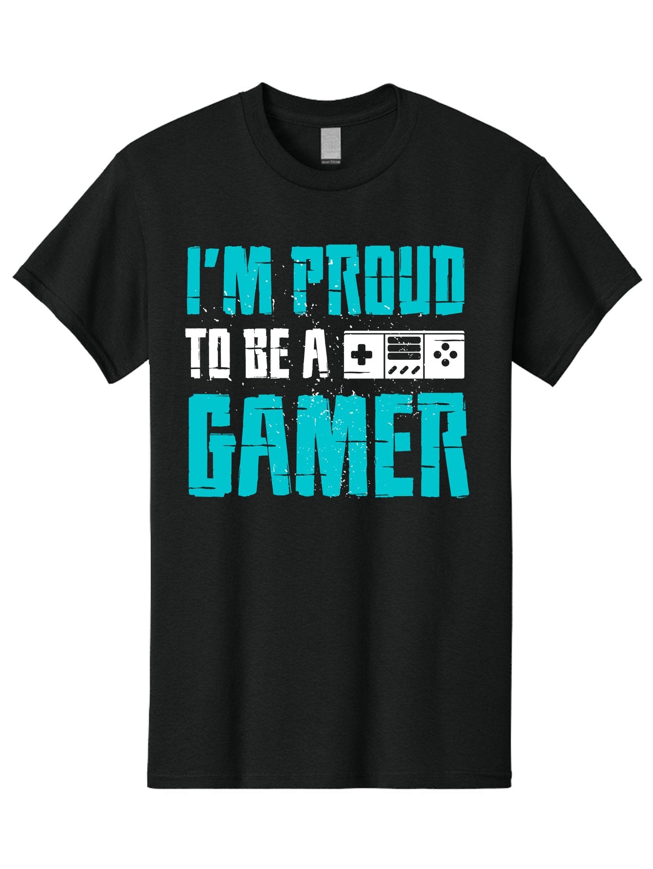 I-M-Proud-To-Be-A-Gamer Men'S Graphic Tee, 100% Cotton, Comfortable Casual Summer Wear, Machine Washable, Gaming Culture, Gamer Pride, Video Games, Gaming Community, Gamer Identity, Positive Affirmation, Game On -  Aaa647 11