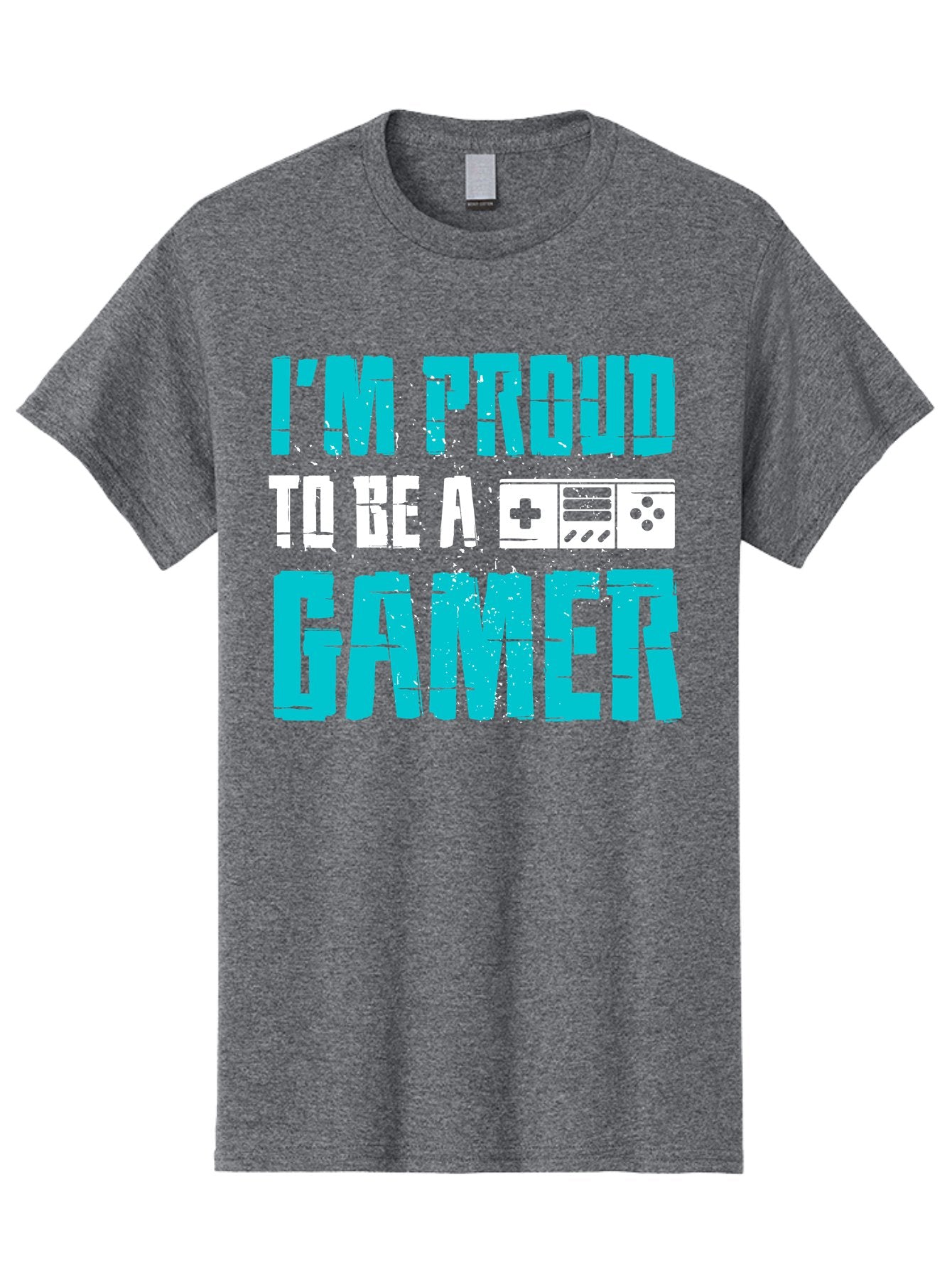 I-M-Proud-To-Be-A-Gamer Men'S Graphic Tee, 100% Cotton, Comfortable Casual Summer Wear, Machine Washable, Gaming Culture, Gamer Pride, Video Games, Gaming Community, Gamer Identity, Positive Affirmation, Game On -  Aaa647 8