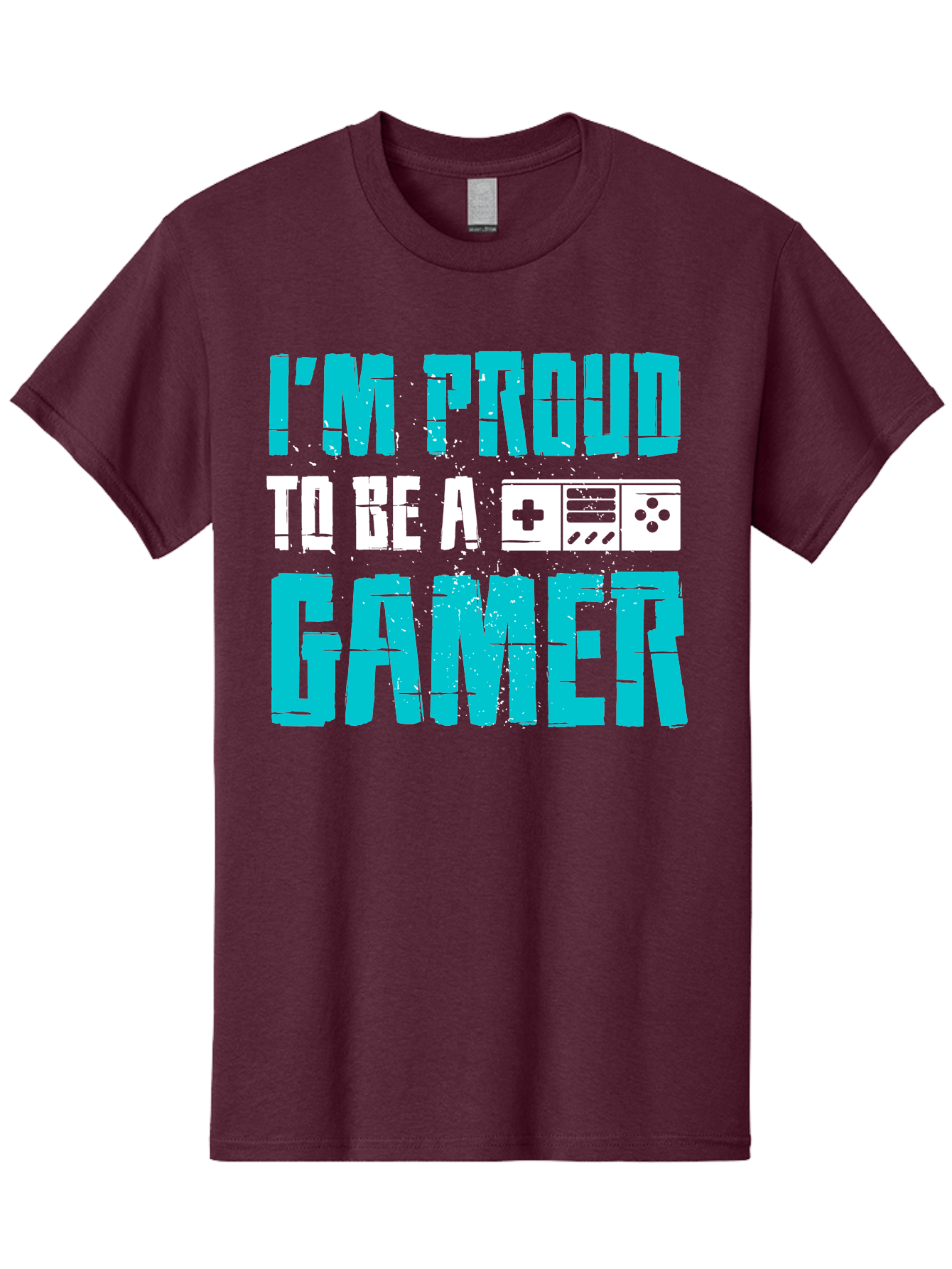 I-M-Proud-To-Be-A-Gamer Men'S Graphic Tee, 100% Cotton, Comfortable Casual Summer Wear, Machine Washable, Gaming Culture, Gamer Pride, Video Games, Gaming Community, Gamer Identity, Positive Affirmation, Game On -  Aaa647 29
