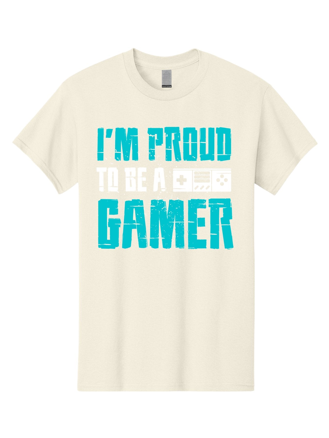 I-M-Proud-To-Be-A-Gamer Men'S Graphic Tee, 100% Cotton, Comfortable Casual Summer Wear, Machine Washable, Gaming Culture, Gamer Pride, Video Games, Gaming Community, Gamer Identity, Positive Affirmation, Game On -  Aaa647 9