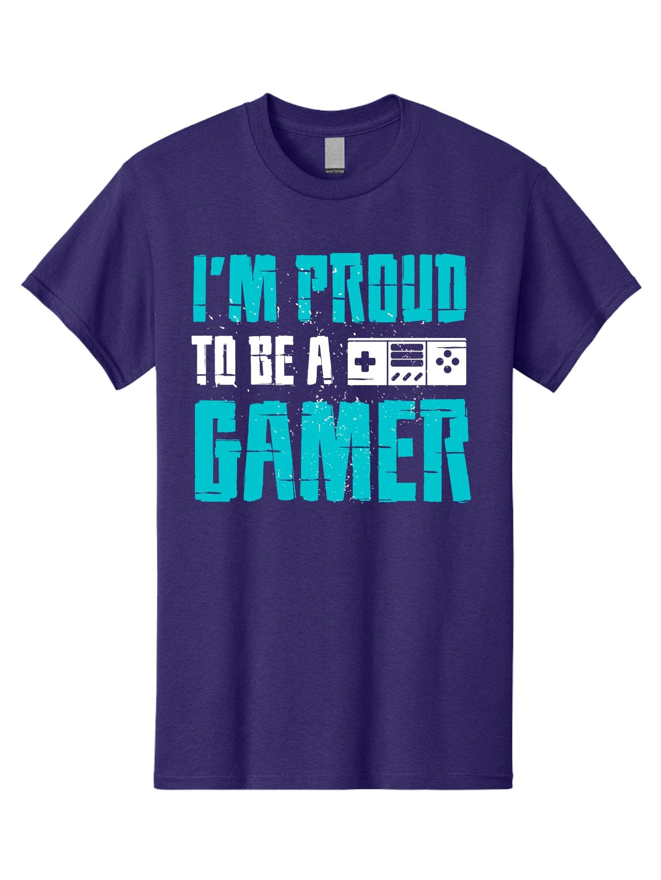 I-M-Proud-To-Be-A-Gamer Men'S Graphic Tee, 100% Cotton, Comfortable Casual Summer Wear, Machine Washable, Gaming Culture, Gamer Pride, Video Games, Gaming Community, Gamer Identity, Positive Affirmation, Game On -  Aaa647 13