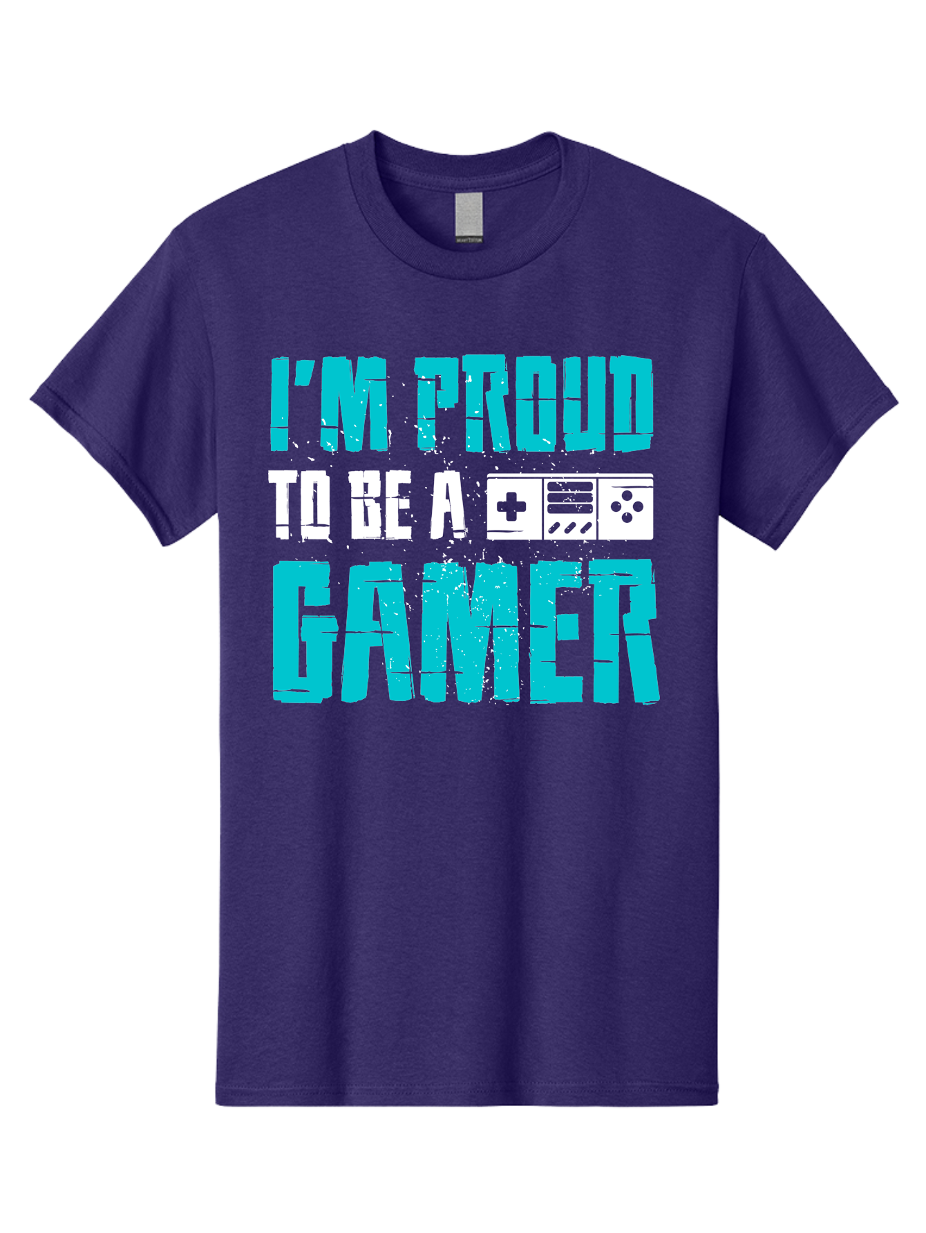 I-M-Proud-To-Be-A-Gamer Men'S Graphic Tee, 100% Cotton, Comfortable Casual Summer Wear, Machine Washable, Gaming Culture, Gamer Pride, Video Games, Gaming Community, Gamer Identity, Positive Affirmation, Game On -  Aaa647 27