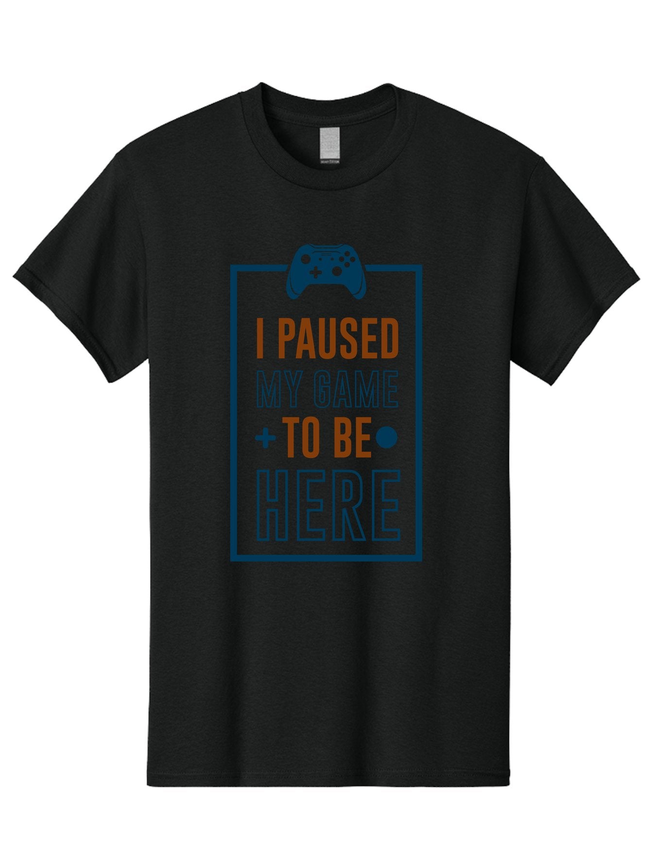 I-Paused-My-Game Men'S Graphic Tee, 100% Cotton, Comfortable Casual Summer Wear, Machine Washable, Gaming Quote, Paused Game, Funny Saying, Gamer Humor, Video Game Quote, Humorous Quote -  Aaa648 3