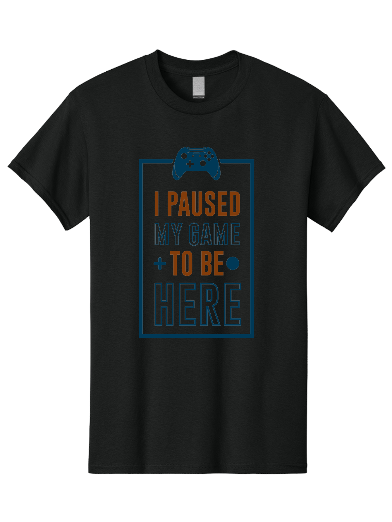 I-Paused-My-Game Men'S Graphic Tee, 100% Cotton, Comfortable Casual Summer Wear, Machine Washable, Gaming Quote, Paused Game, Funny Saying, Gamer Humor, Video Game Quote, Humorous Quote -  Aaa648 23