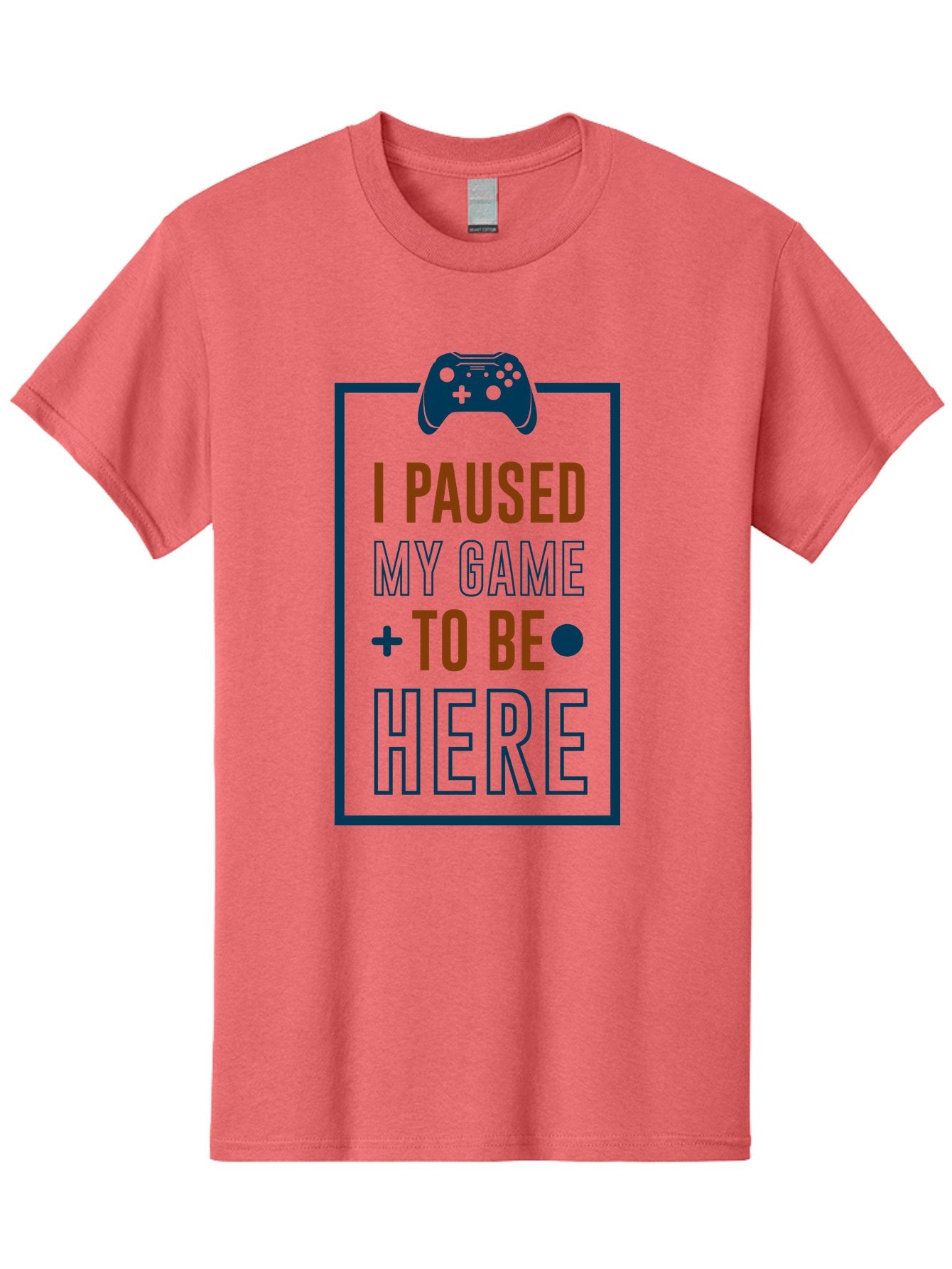 I-Paused-My-Game Men'S Graphic Tee, 100% Cotton, Comfortable Casual Summer Wear, Machine Washable, Gaming Quote, Paused Game, Funny Saying, Gamer Humor, Video Game Quote, Humorous Quote -  Aaa648 9
